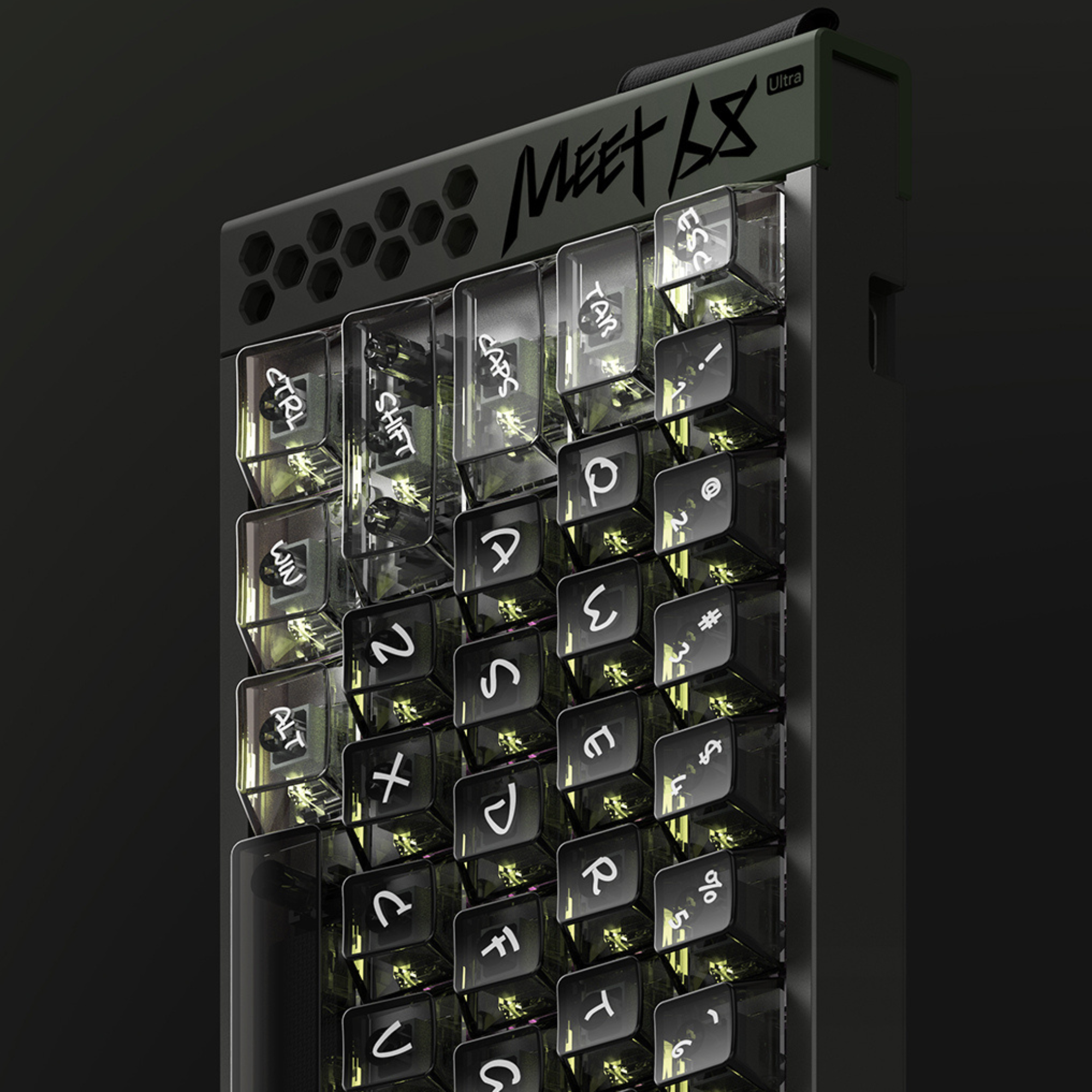 Mikit Meet68 Ultra Hall Effect 8K RGB Wired Gaming Keyboard