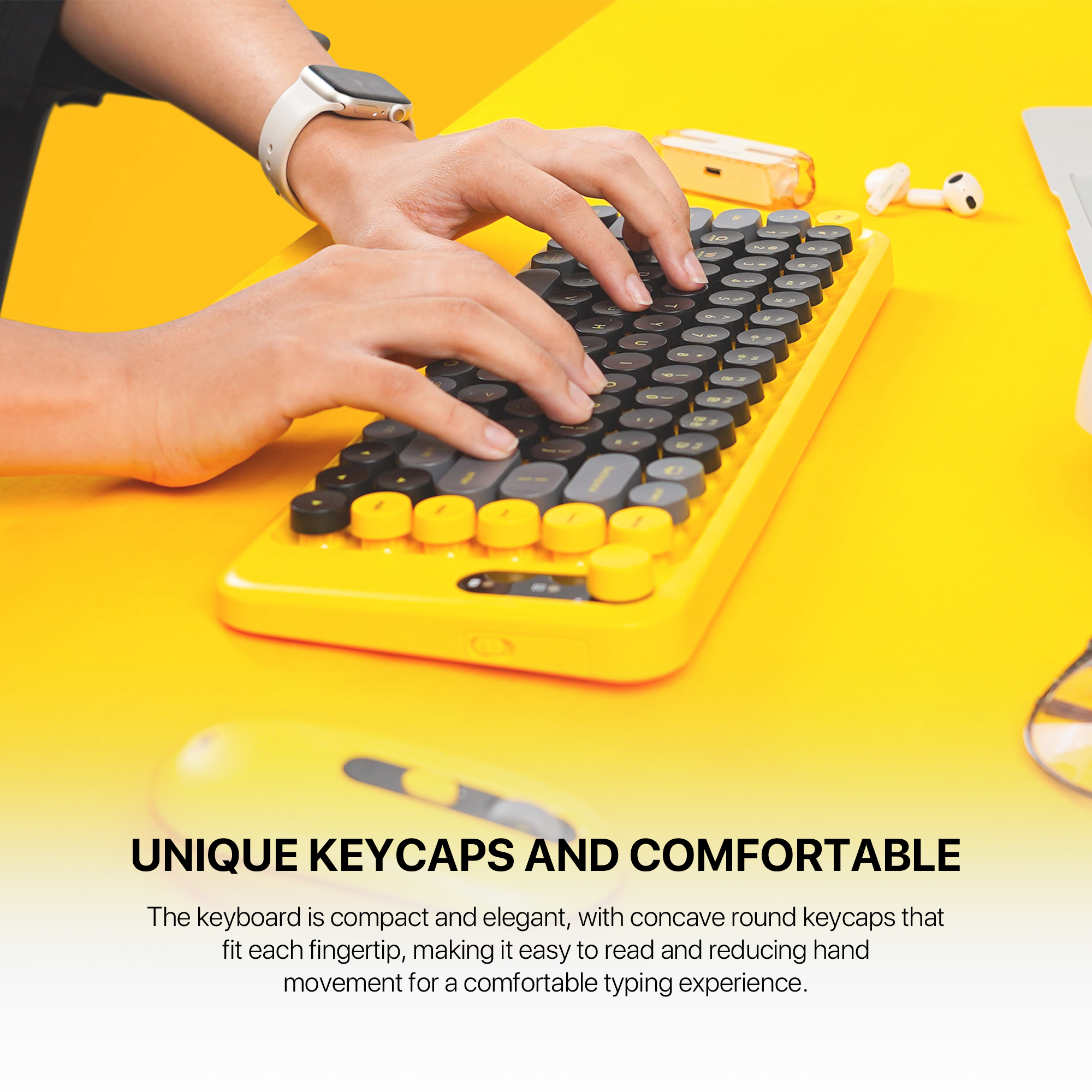 Fantech GO MOCHI85 75% Wireless Keyboard and Mouse Combo Computer Keyboard Set