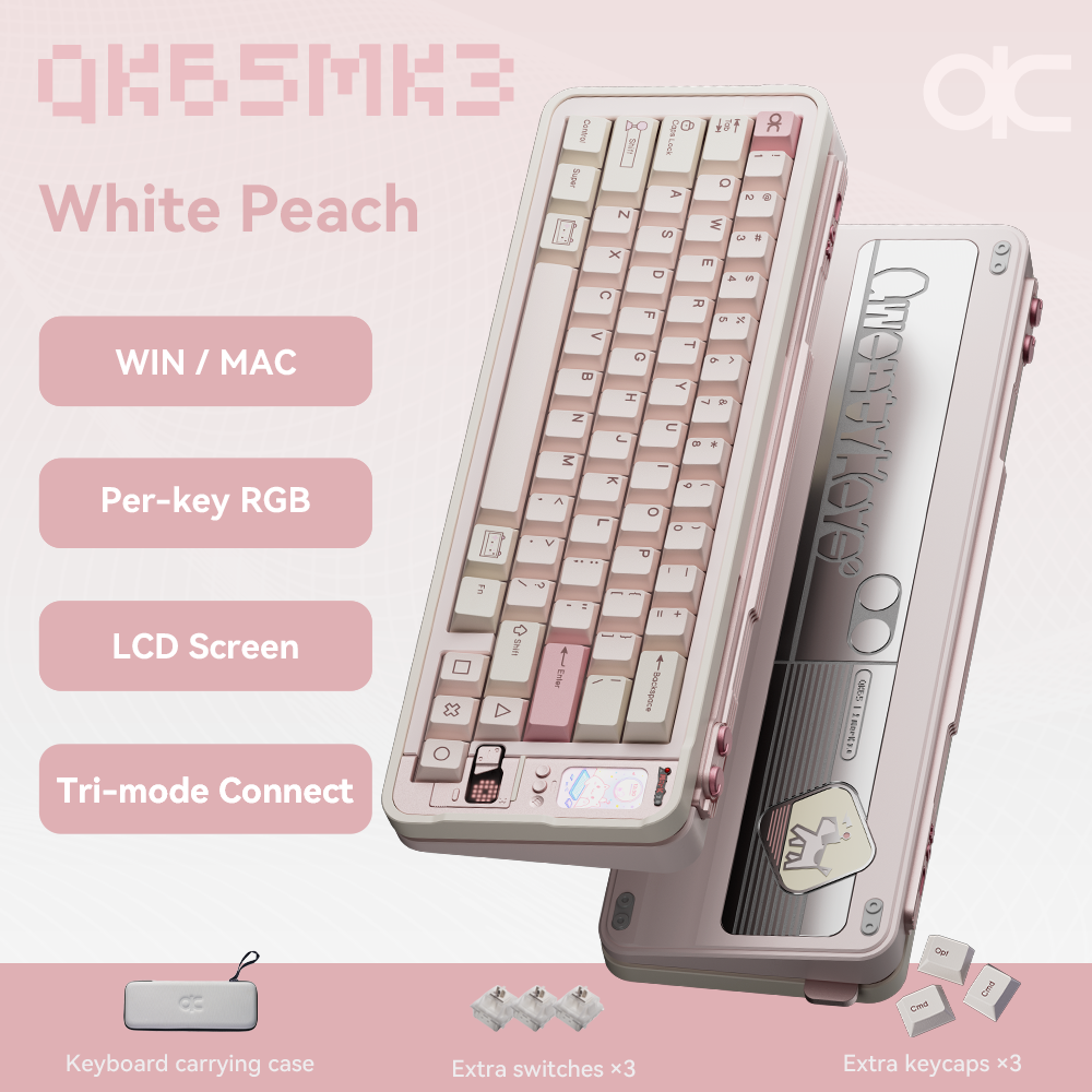 Qwertykeys QK65 Mk3 Prebuilt Wireless Mechanical Keyboard
