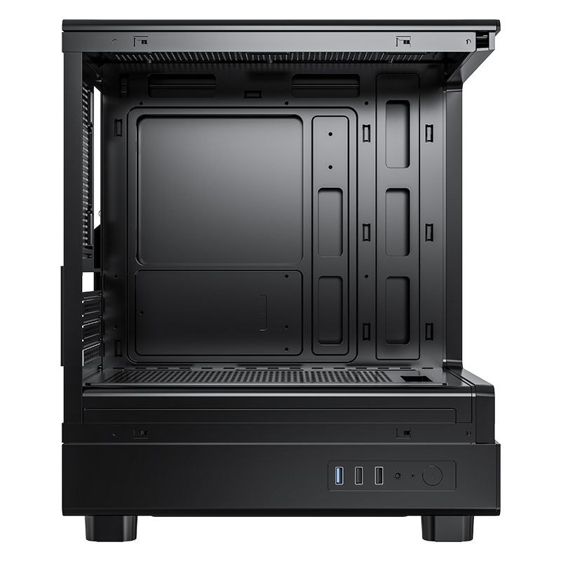 DarkFlash DB330M PC Case M-ATX Computer Case Transparent Glass Panel without Fan