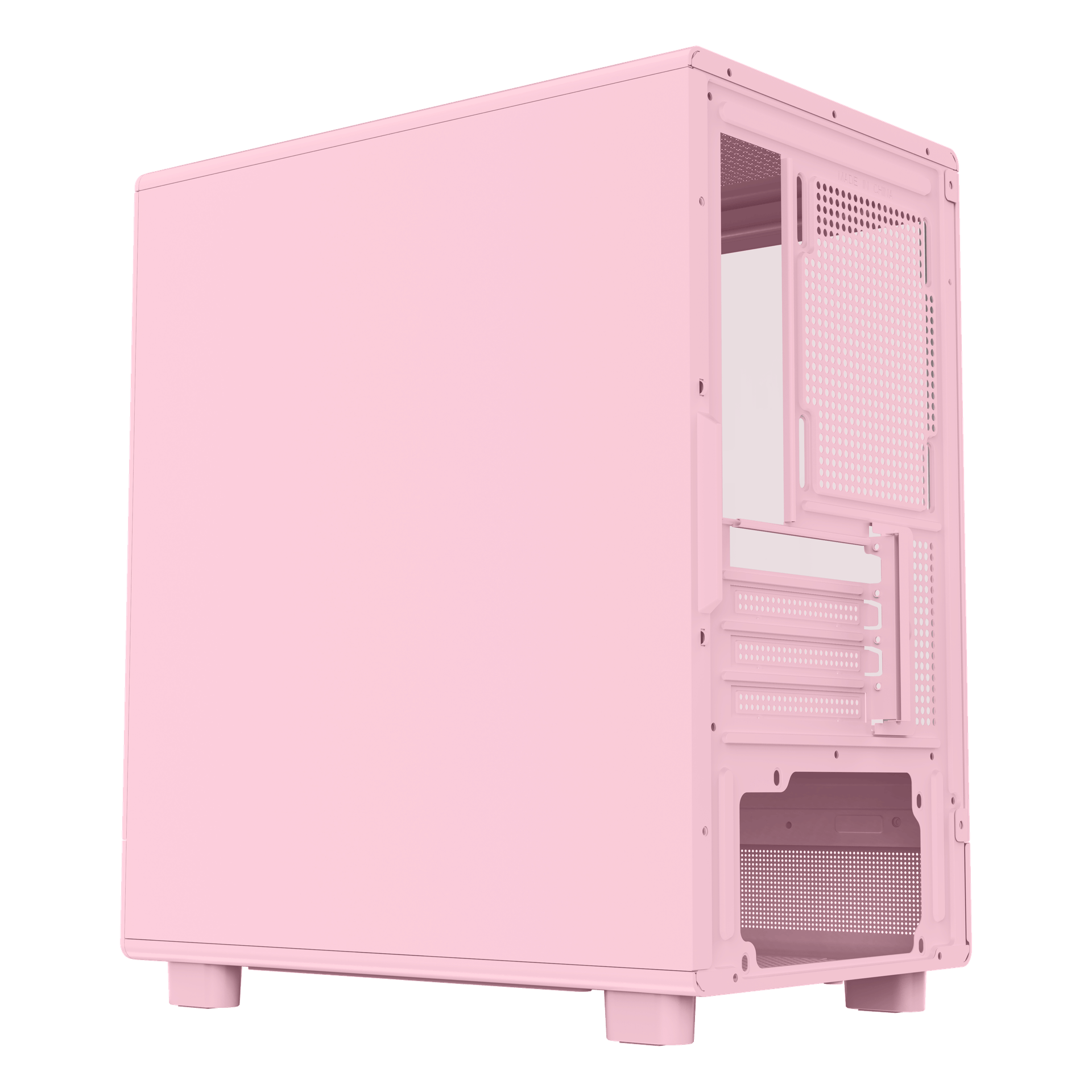 DarkFlash Gaming Pink PC Case Mini ATX Computer Tower with 5 Fans