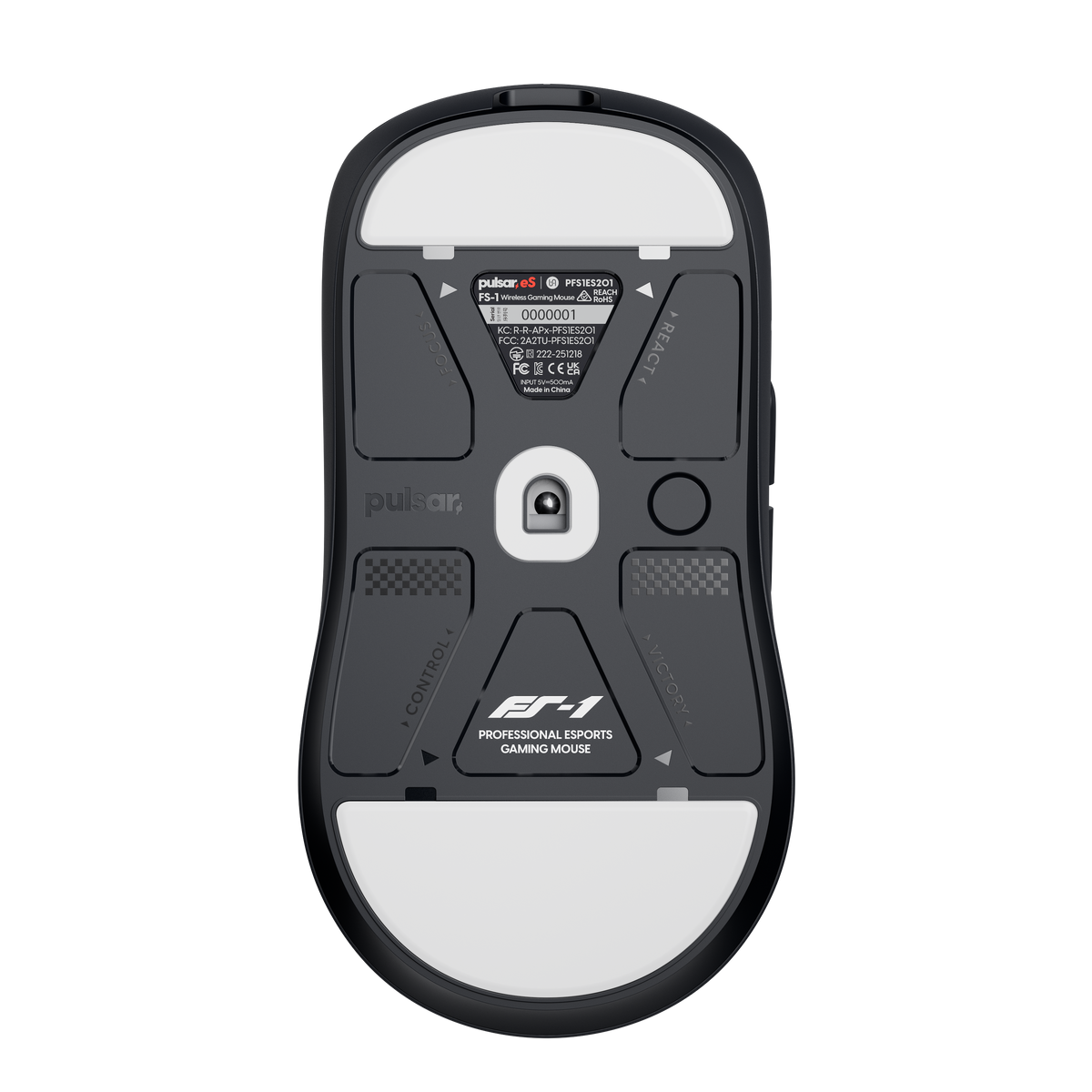 Pulsar x VAXEE eS FS-1 8K 56g Lightweight Wireless Gaming Mouse with Dual Control Buttons Receiver