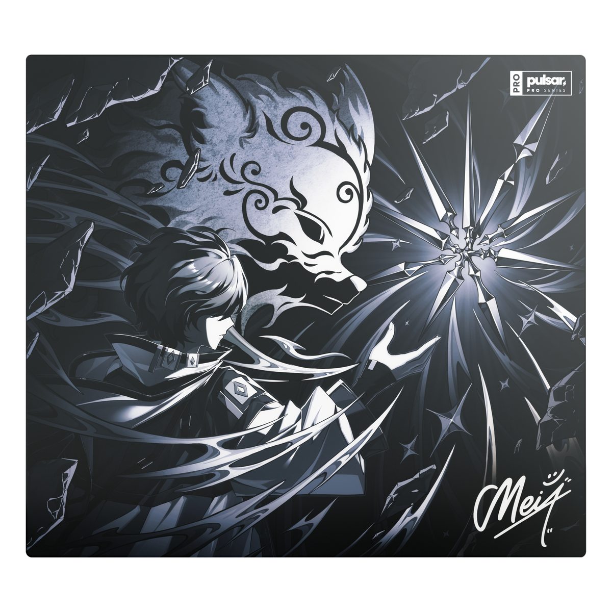 Pulsar Pro series Meiy 500x450x1.5mm XLE Glass Mousepad