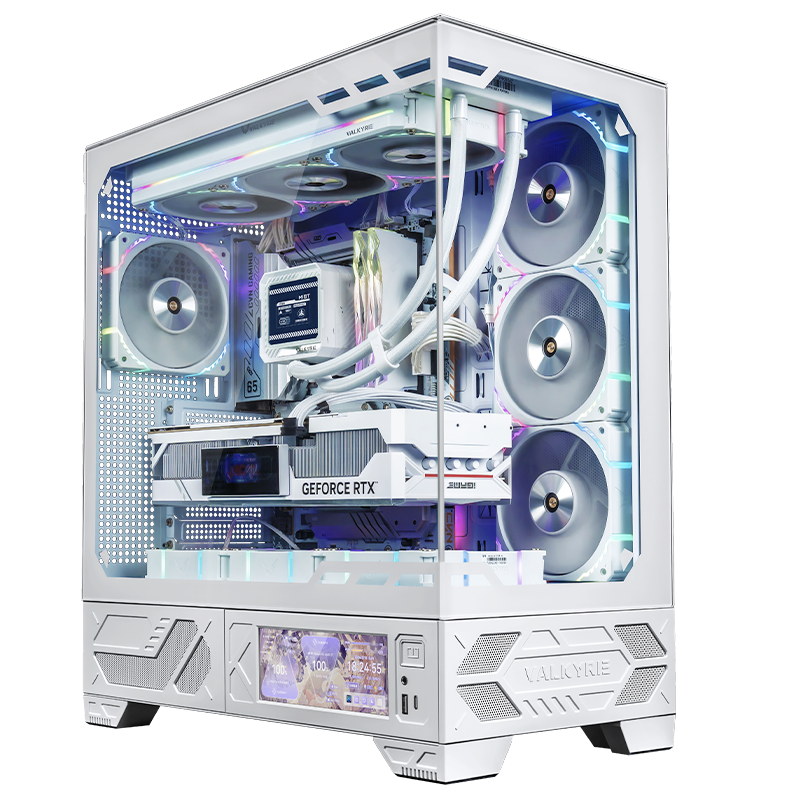Valkyrie VK03 ATX Mid Tower Gaming PC Case LCD Display Without Fan