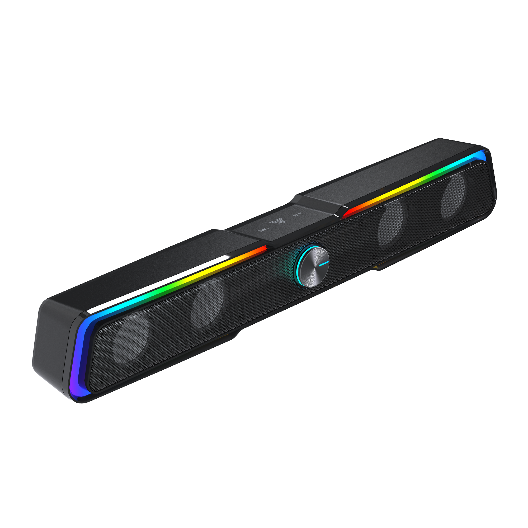 Fantech Bluetooth 5.3 Soundbar Dual mode RGB Lighting Gaming Speaker (GS305) (Black)