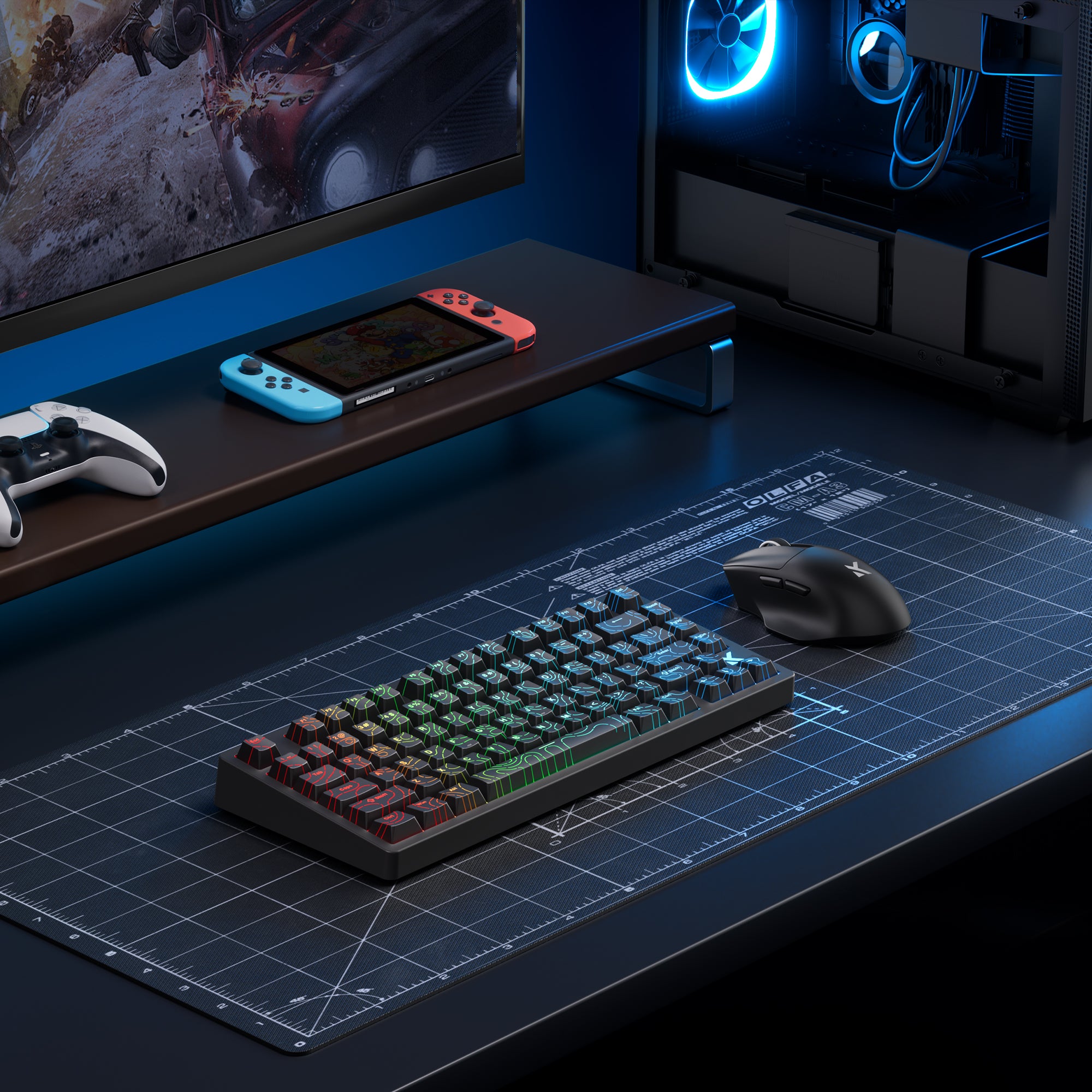 MCHOSE Jet 75 HE Magnetic 8K Wired Gaming Keyboard