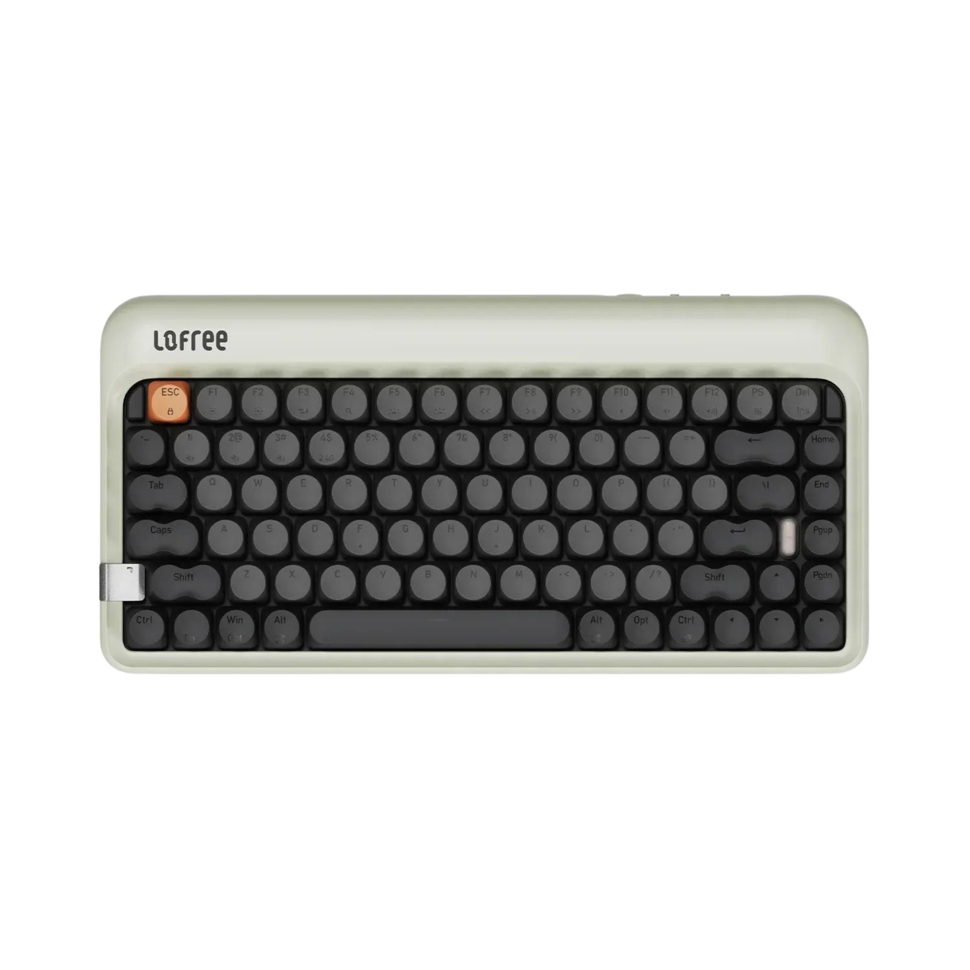Lofree 1970s Tri-mode Hot-Swap Retro Wireless Mechanical Keyboard (Olive)