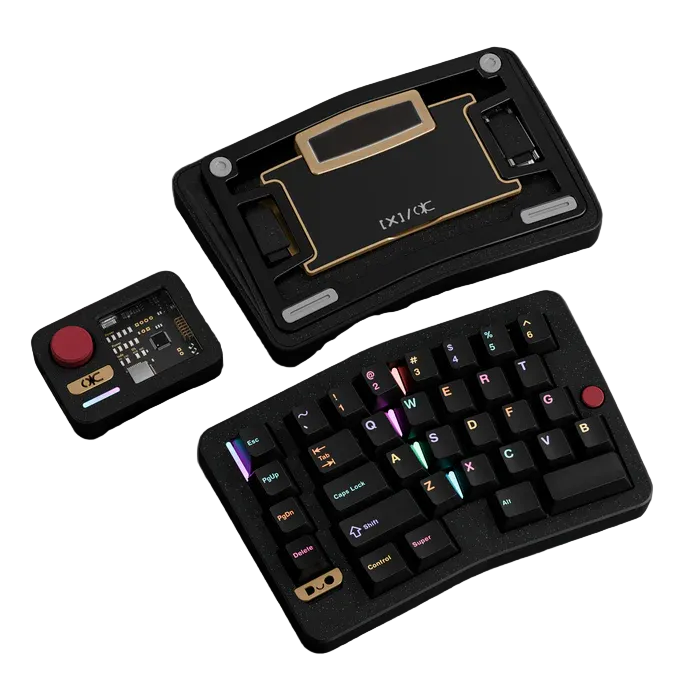 Qwertykeys QK Alice Duo Split Wireless Mechanical Keyboard Base with Wrist Rest