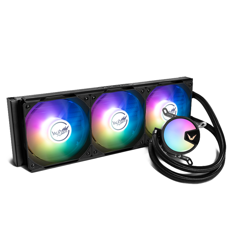 Valkyrie A360 CPU Cooler 360mm AIO Liquid Cooling with 3x 120mm ARGB Fans