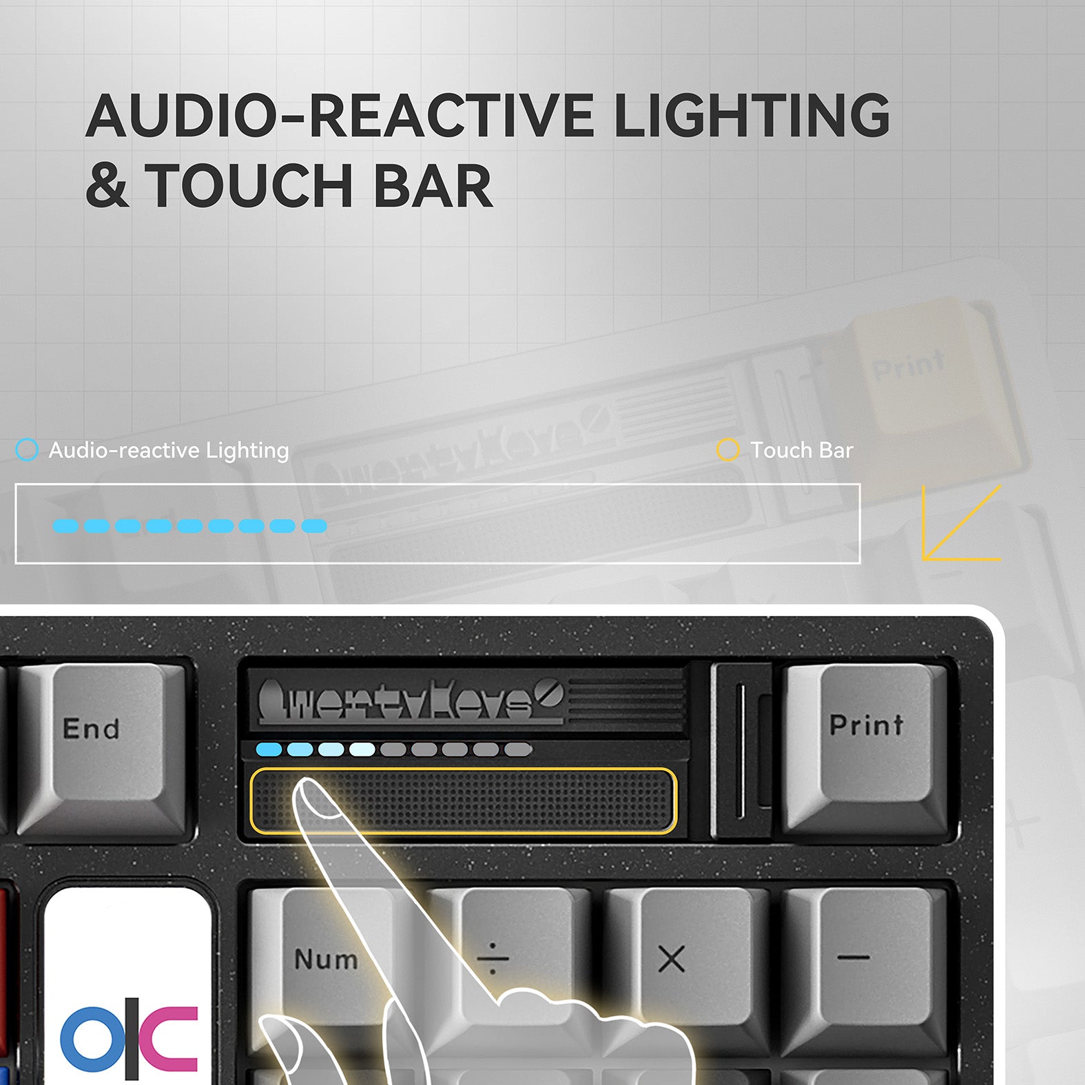 (Pre-Order) Qwertykeys QK100 Mk2 Prebuilt Wireless Mechanical Keyboard