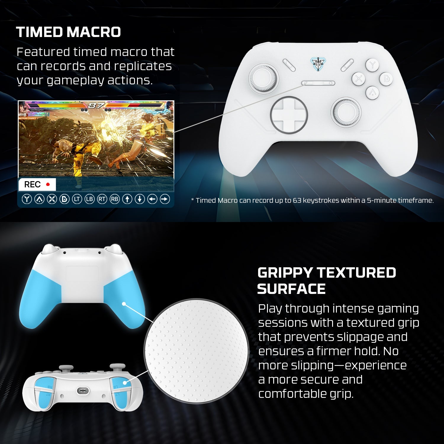 Fantech Wireless Gaming Controller Gamepad Multi-platform Hall-Effect (SHOOTER III WGP13S)