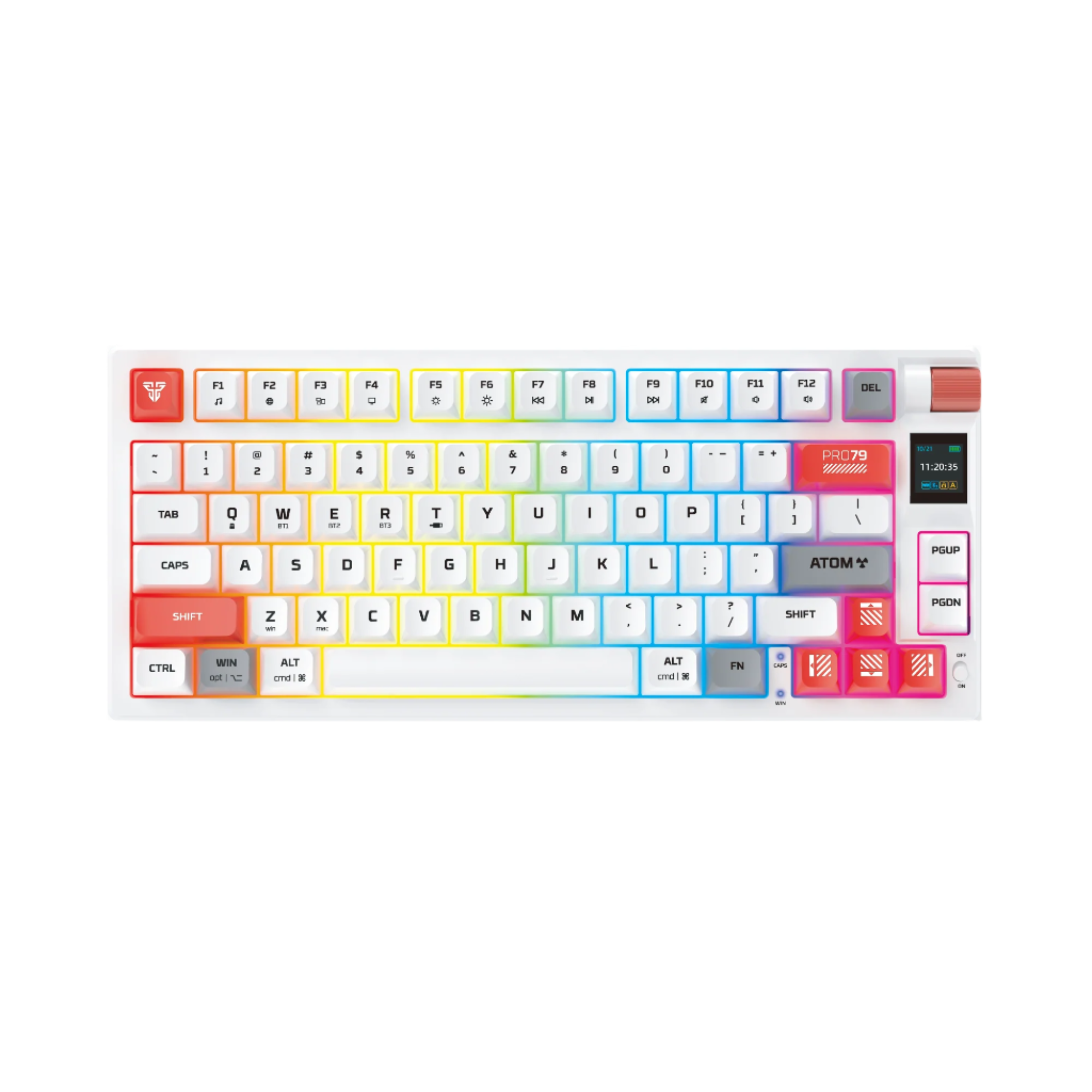 Fantech ATOM PRO Hot-Swap Wireless Mechanical Keyboard with Display Screen