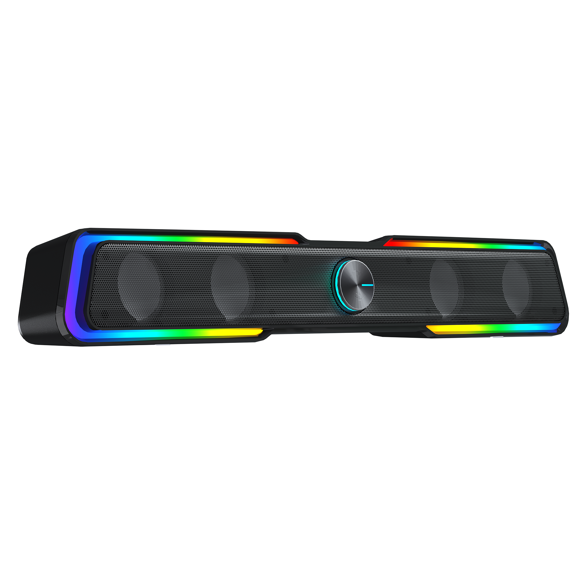 Fantech Bluetooth 5.3 Soundbar Dual mode RGB Lighting Gaming Speaker (GS305) (Black)