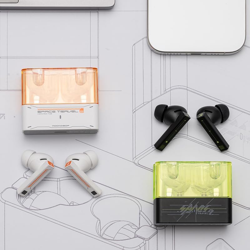 MOONDROP Space Travel 2 TWS HiFi Noise-Canceling Low-Latency Gaming Wireless Earphone