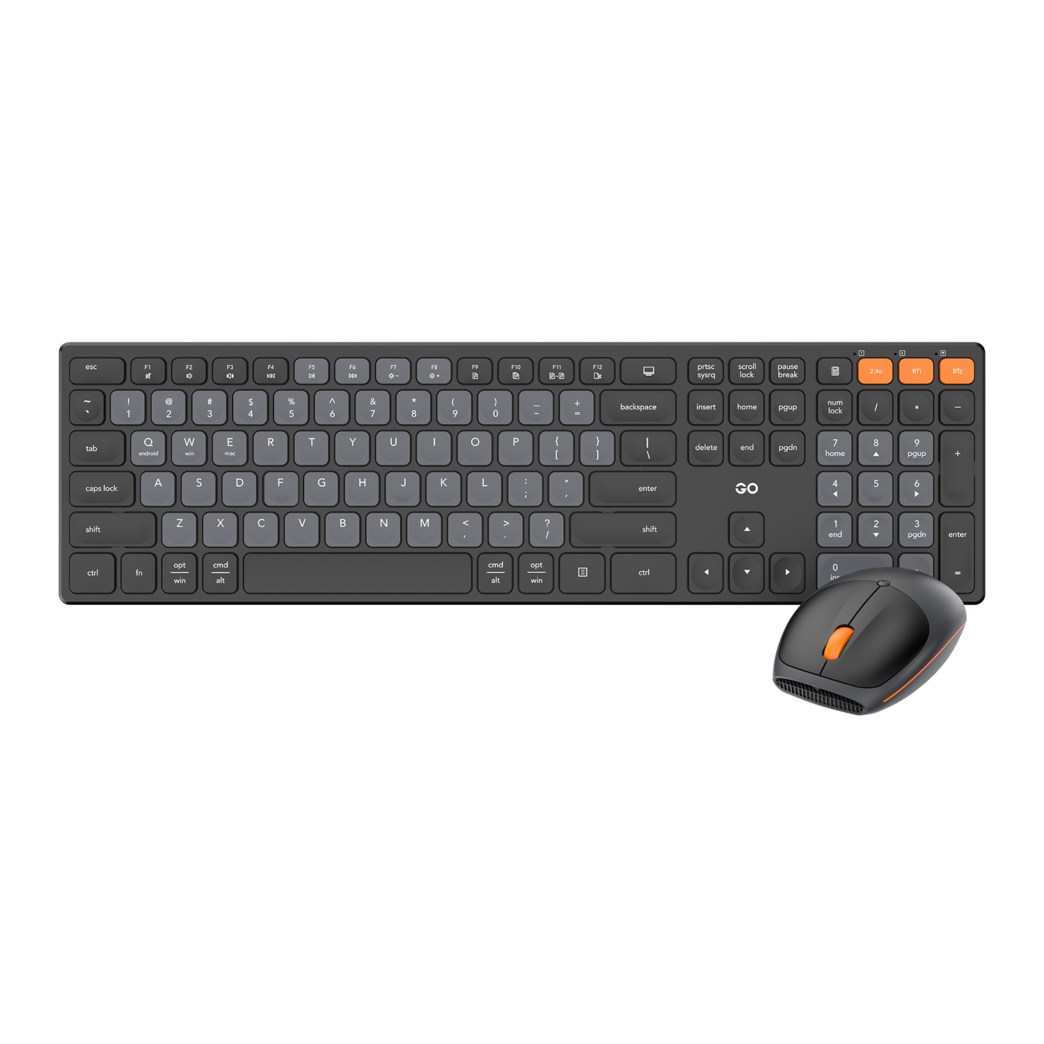 Fantech Office Wireless Keyboard and Mouse Combo Computer Keyboard Set (WK895)
