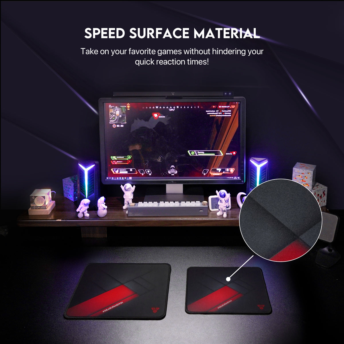 Fantech MP256 VIGIL Desk Mat 250x210x2mm Mousepad