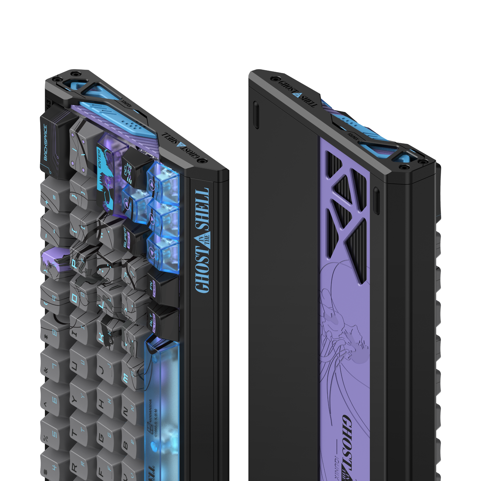IQUNIX EV63 Hall Effect 8K RGB Wired Gaming Keyboard Ghost in the Shell Edition