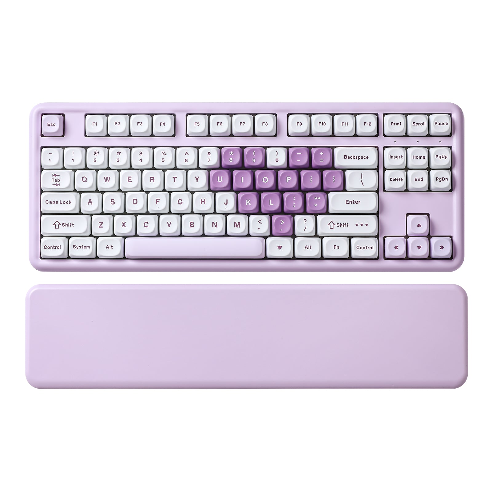 YUNZII B87 QMK/VIA Hot-Swap Mechanical Keyboard with Wrist Rest