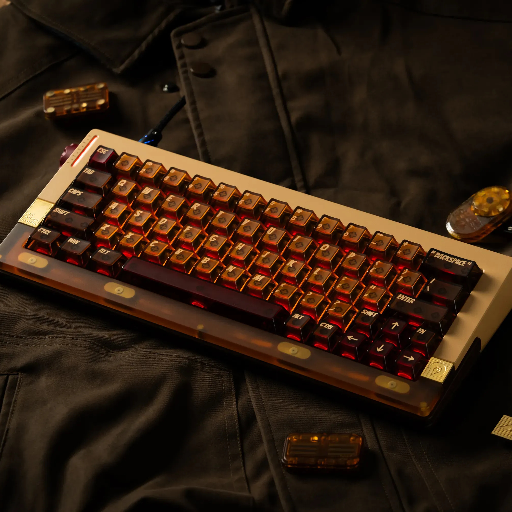 DRY STUDIO Retro 63 RT HE Magnetic Switch 8K Wired Gaming Keyboard