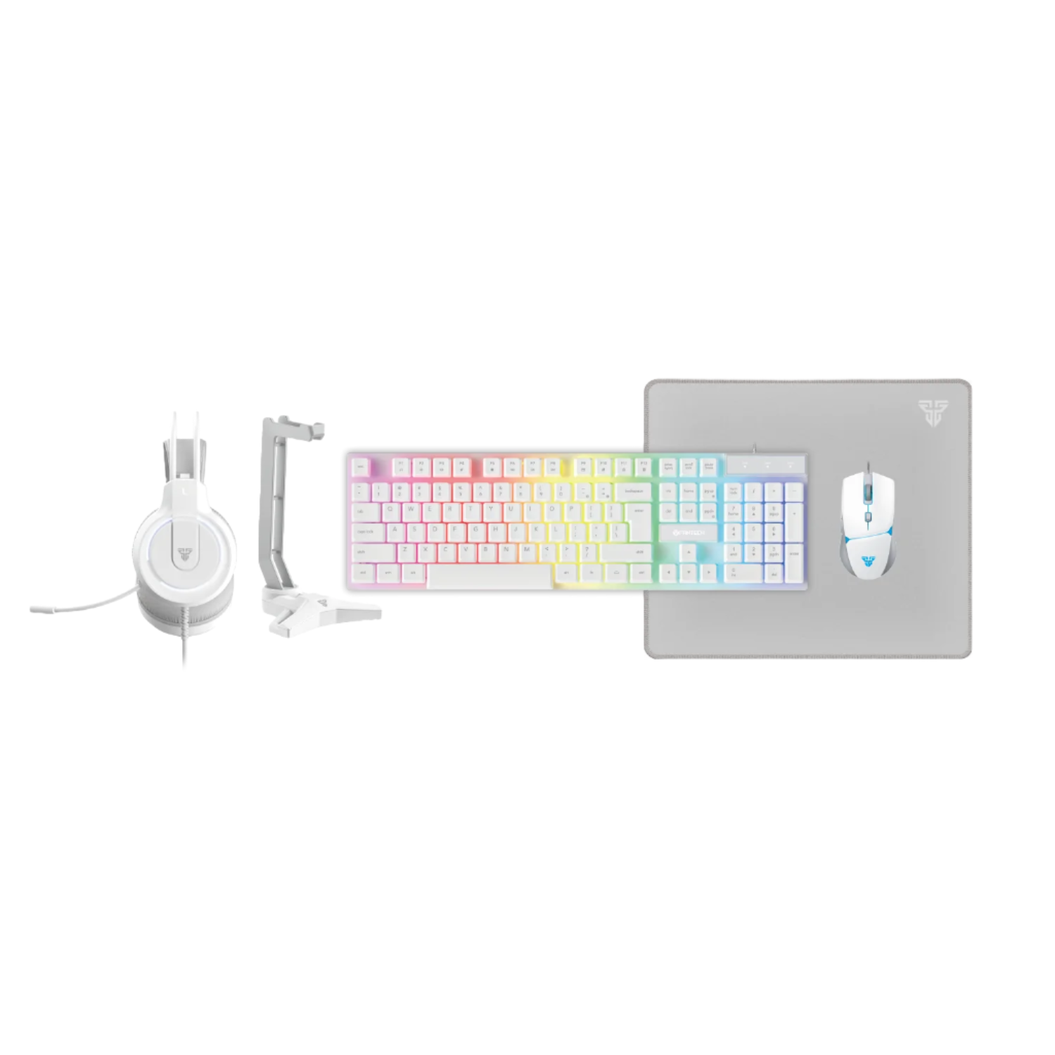 Fantech Gaming PC 5-in-1 Keyboard Combo with Mouse / Mousepad / Headset / Headset stand
