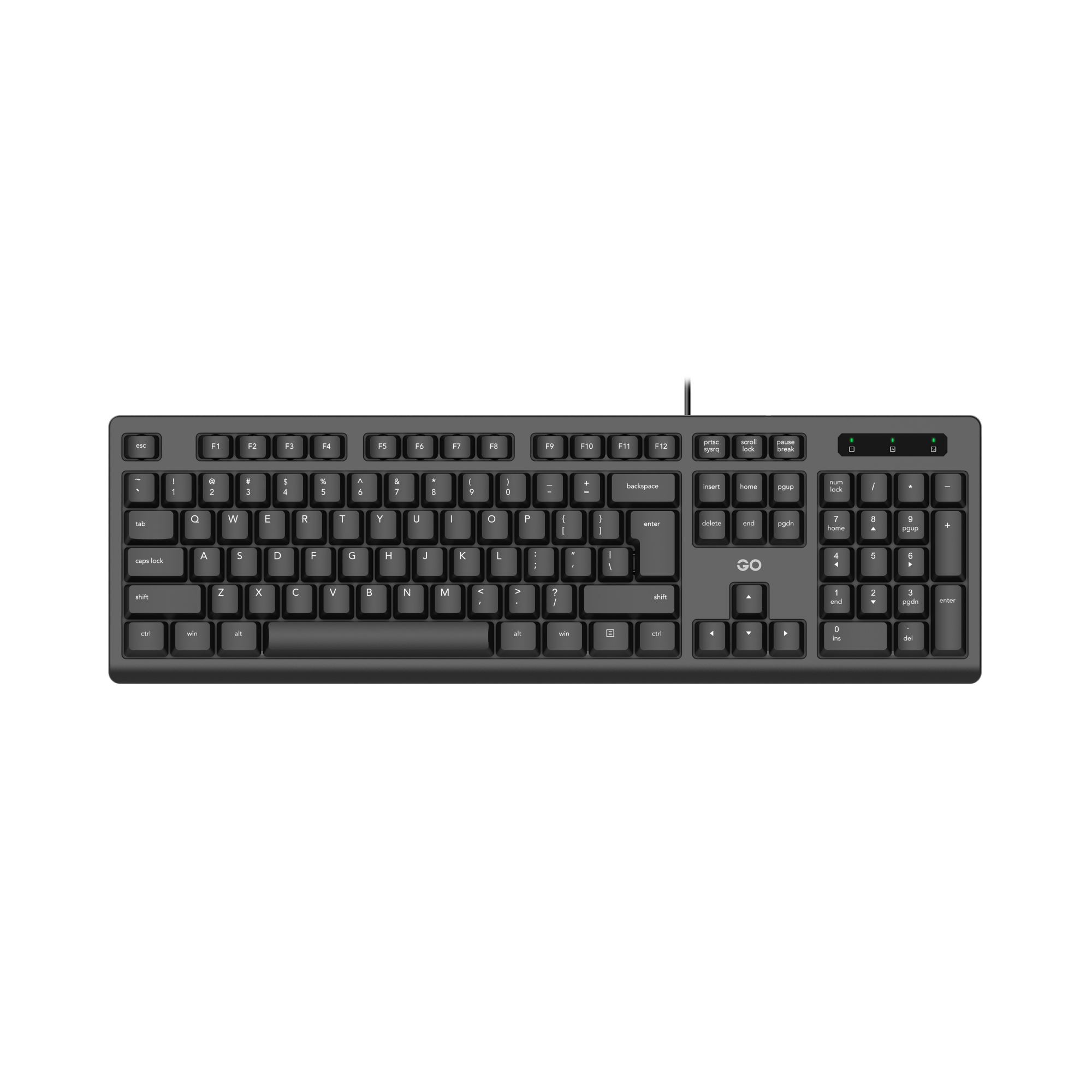 Fantech GO KM101 Full size Office Silent Wired Spill resistant Keyboard and Mouse Combo