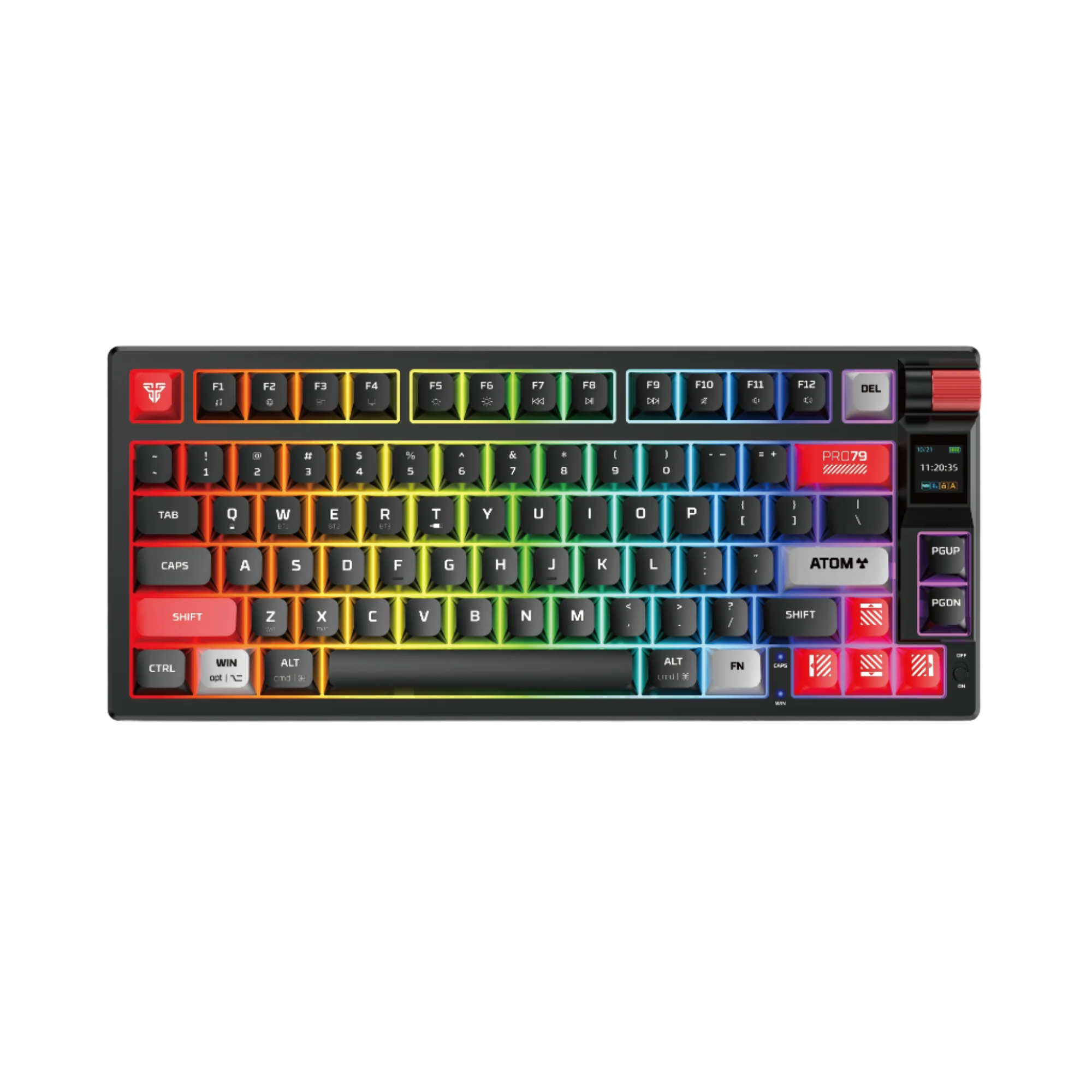 Fantech ATOM PRO Hot-Swap Wireless Mechanical Keyboard with Display Screen