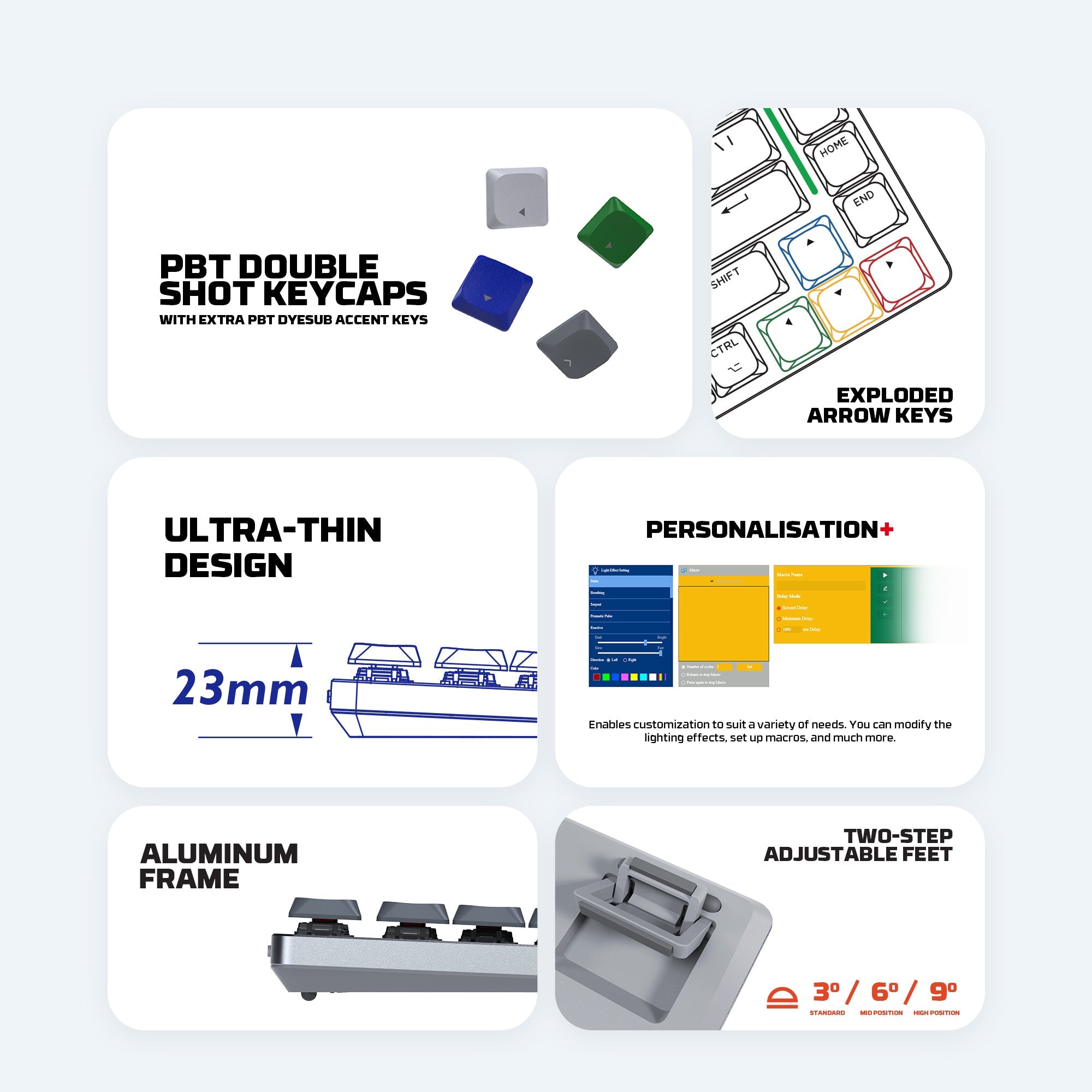Fantech Low Profile Wireless Mechanical Keyboard (SUPER MAXFIT AIR 83/99)