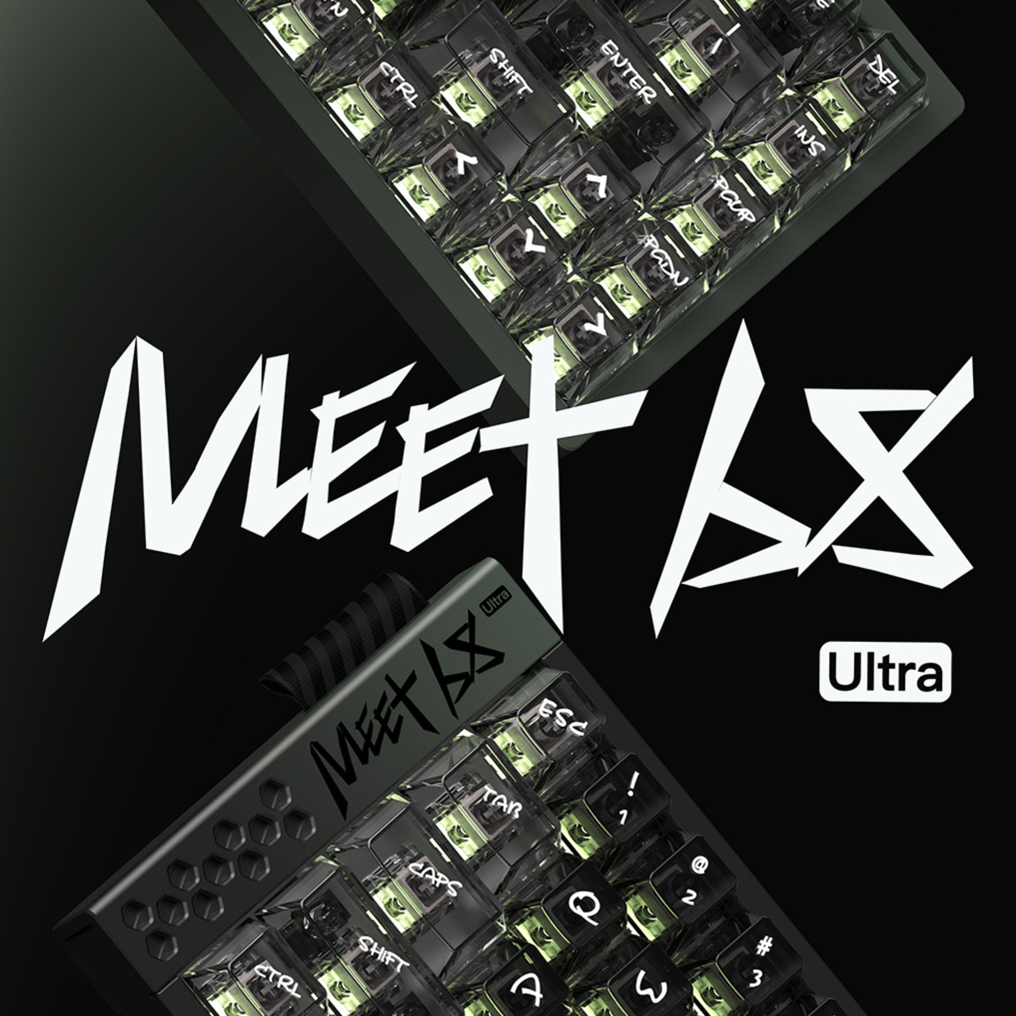 Mikit Meet68 Ultra Hall Effect 8K RGB Wired Gaming Keyboard