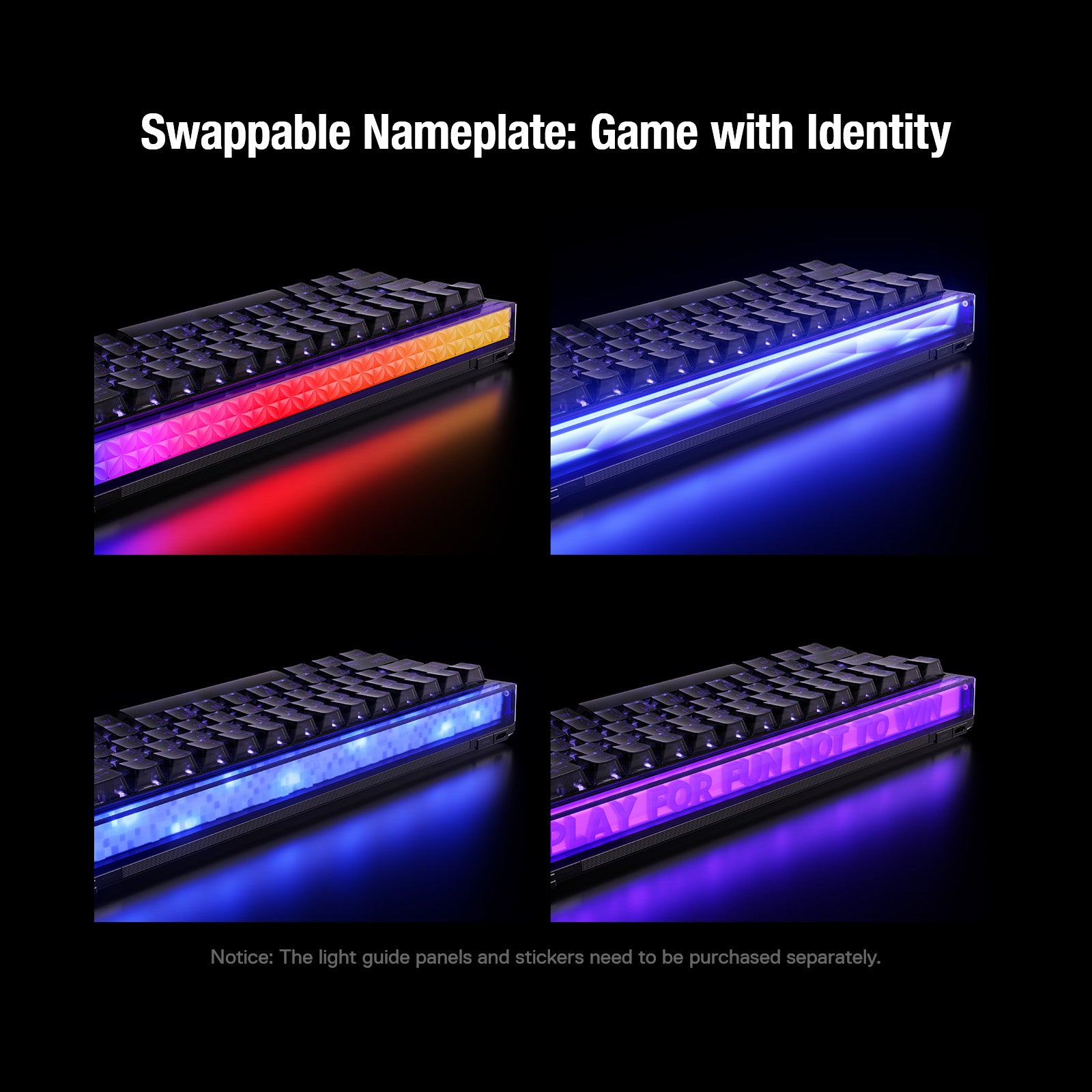 MelGeek MADE68 Ultra V2 Wired Custom Gaming HE Keyboard with RGB Lightbar