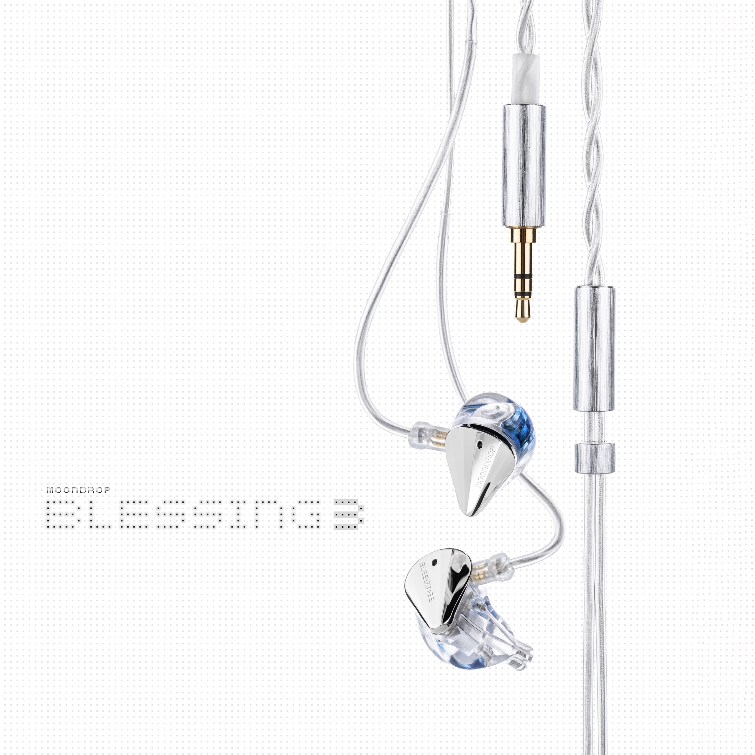 MOONDROP BLESSING 3 2DD + 4BA Hybrid Wired IEM In-Ear Monitor Headphones