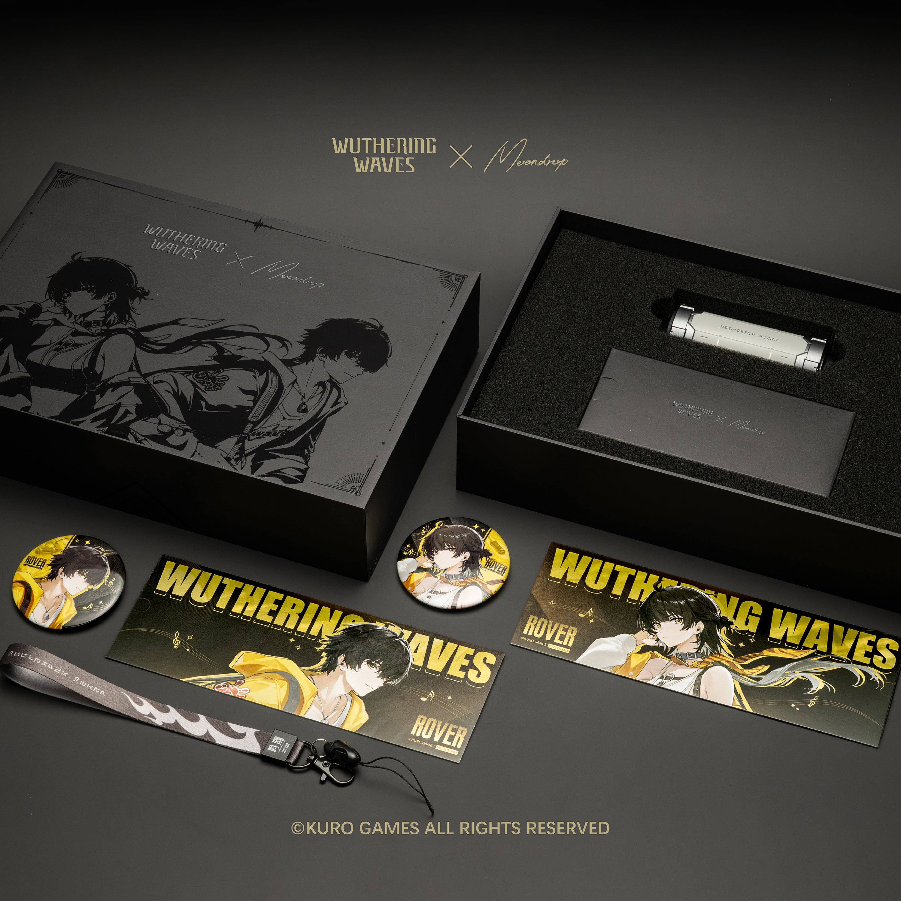 Moondrop x Wuthering Waves U.C.T.S. Open-Ear AI ENC Ear Clip Design Wireless Earbuds