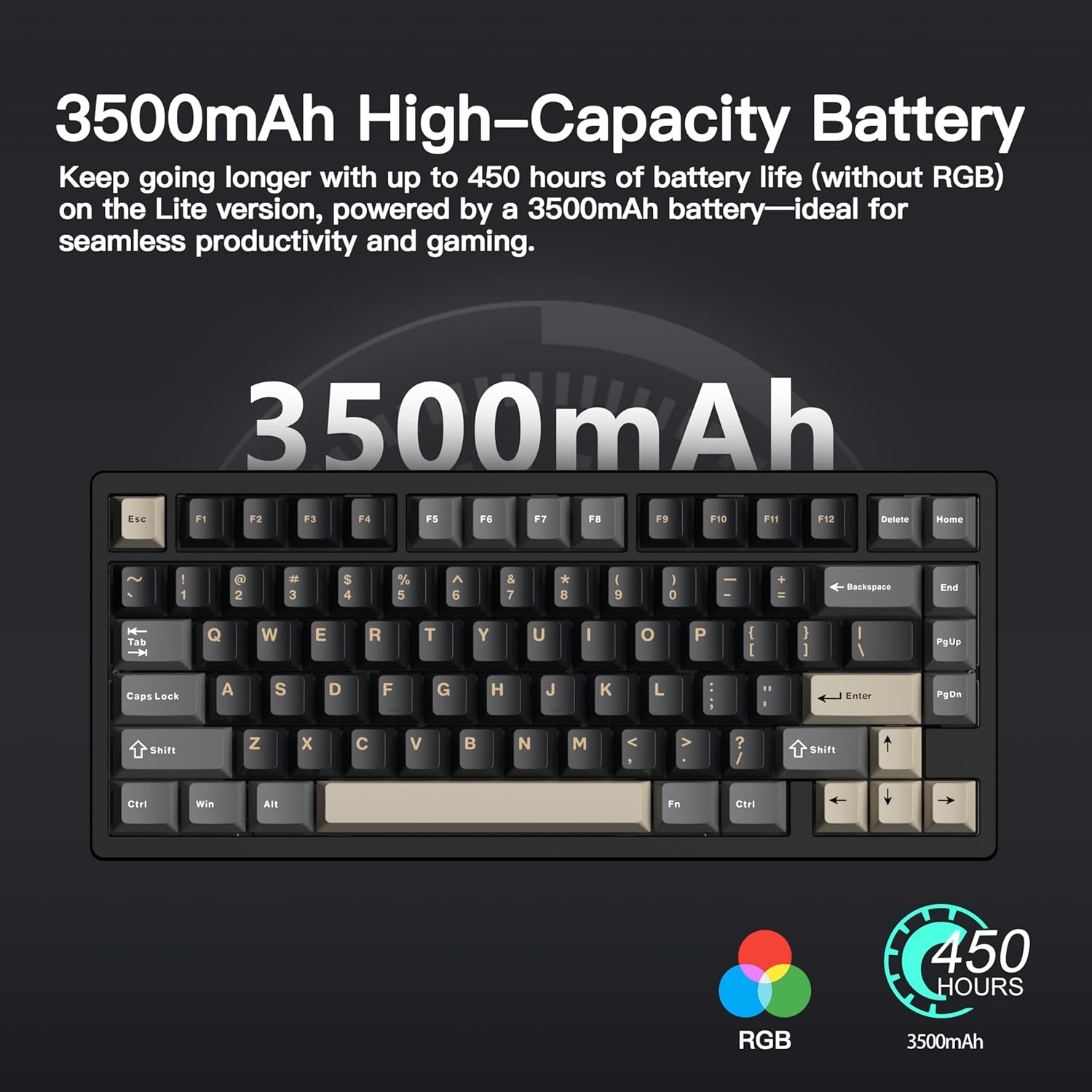 WOBKEY Rainy 75 Aluminum Wireless Mechanical Keyboard