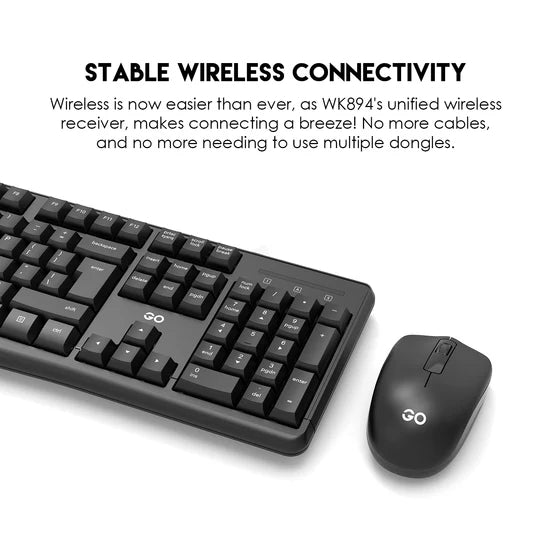 Fantech Office PC Wireless Keyboard and Mouse Combo Computer Set (WK-894)