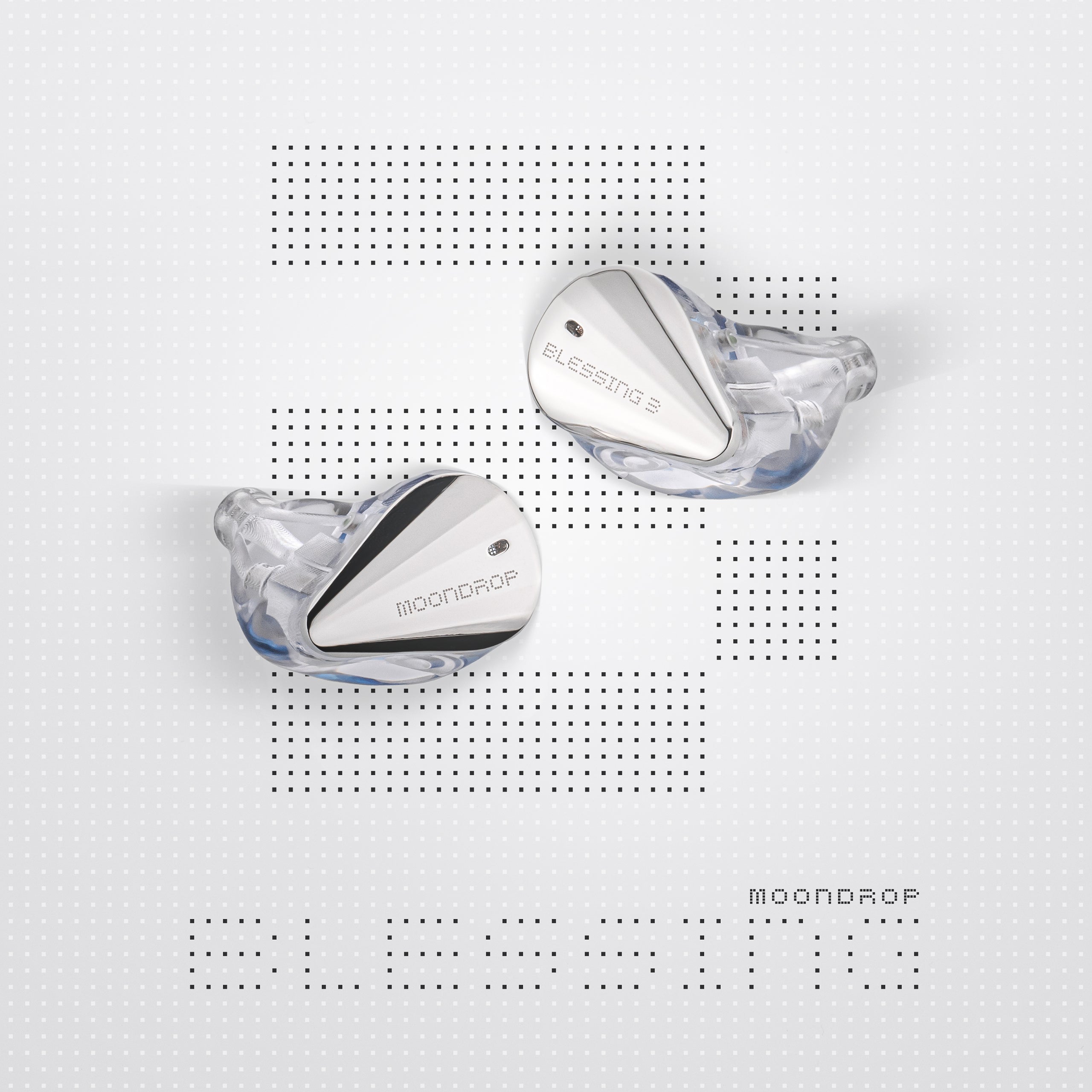MOONDROP BLESSING 3 2DD + 4BA Hybrid Wired IEM In-Ear Monitor Headphones