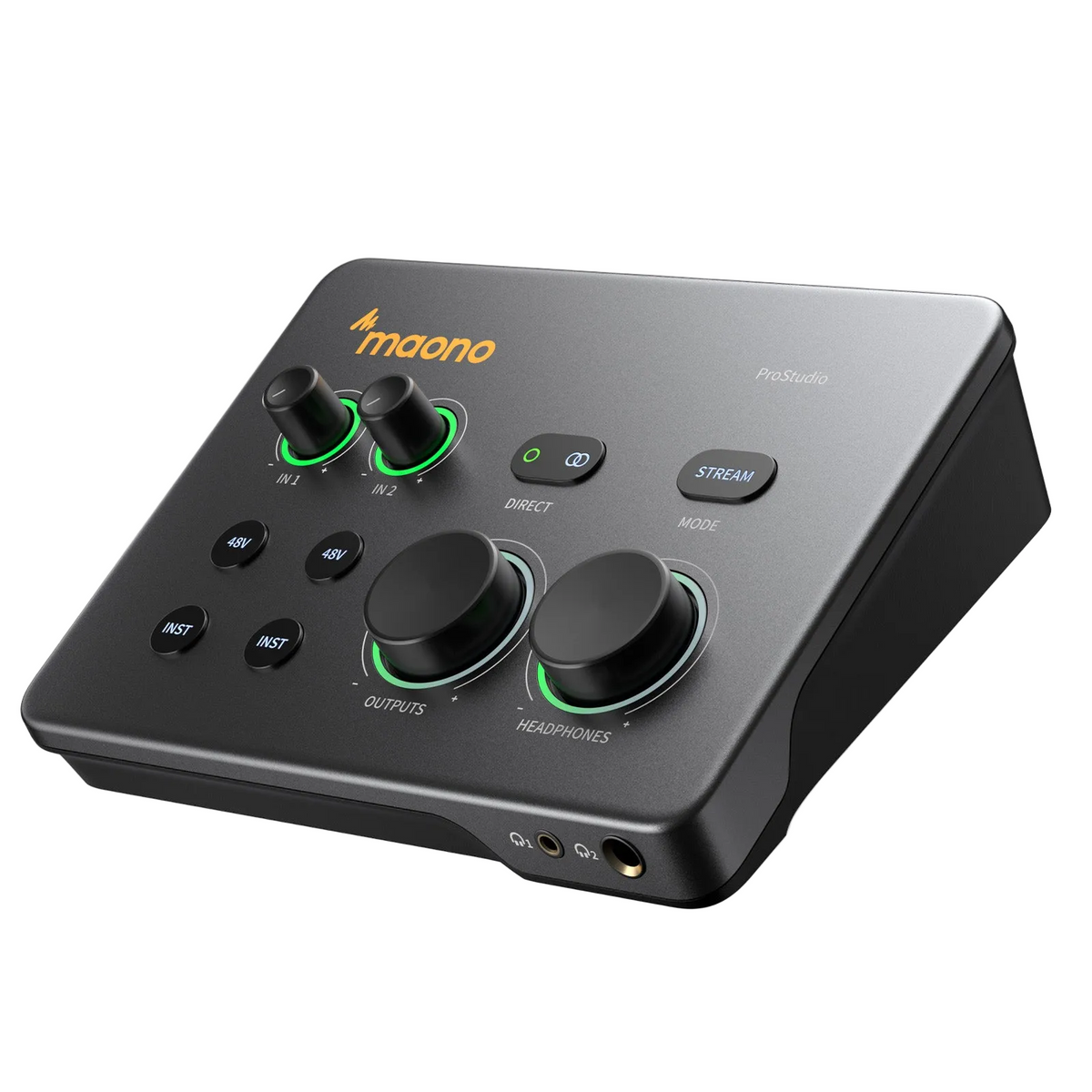 Maono P2 USB Hybrid Aluminium panel Audio Interface for Music Production, Streaming, Podcast