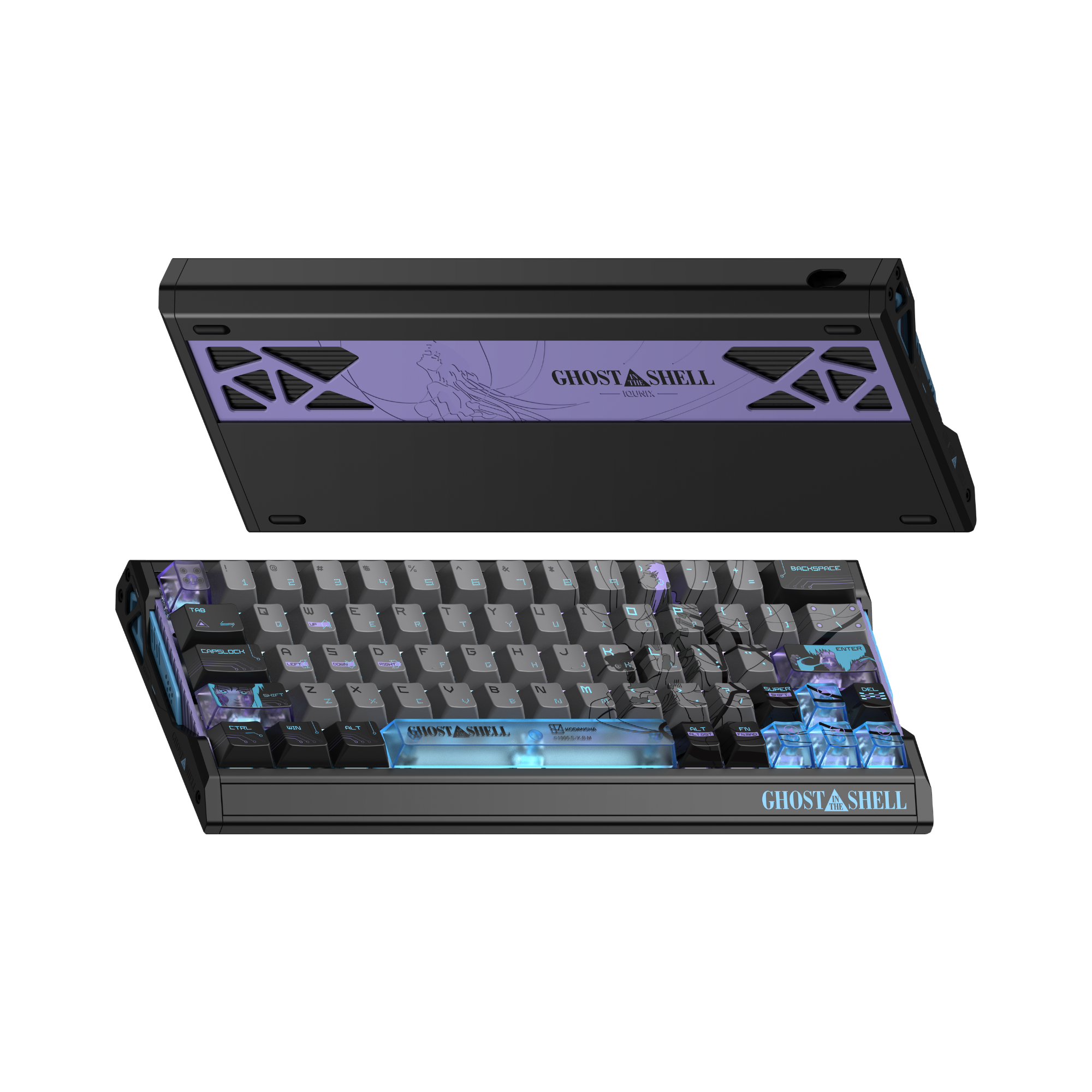 IQUNIX EV63 Hall Effect 8K RGB Wired Gaming Keyboard Ghost in the Shell Edition