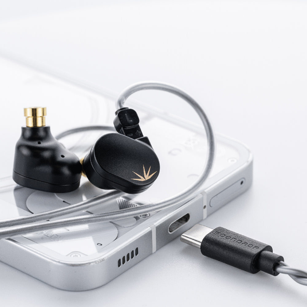 MOONDROP CHU II DSP USB-C Dynamic Driver Wired IEM In-Ear Monitor Headphones