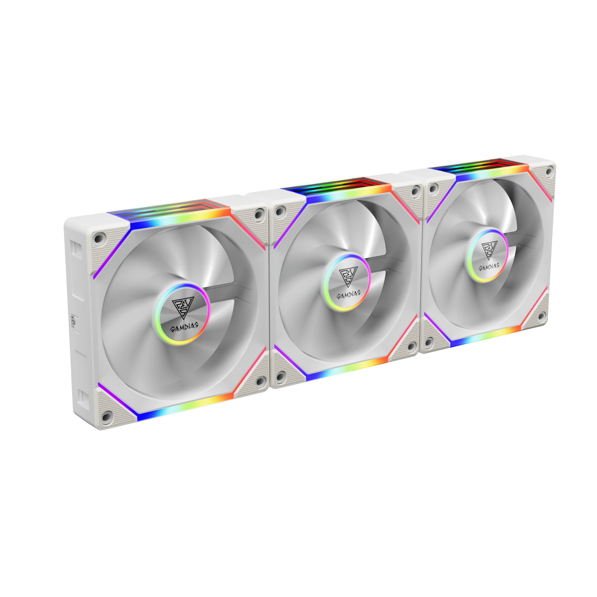 Gamdias AEOLUS P2 ARGB Computer Case Fan PWM 120mm Cooling Fan with Reverse Fan Blade