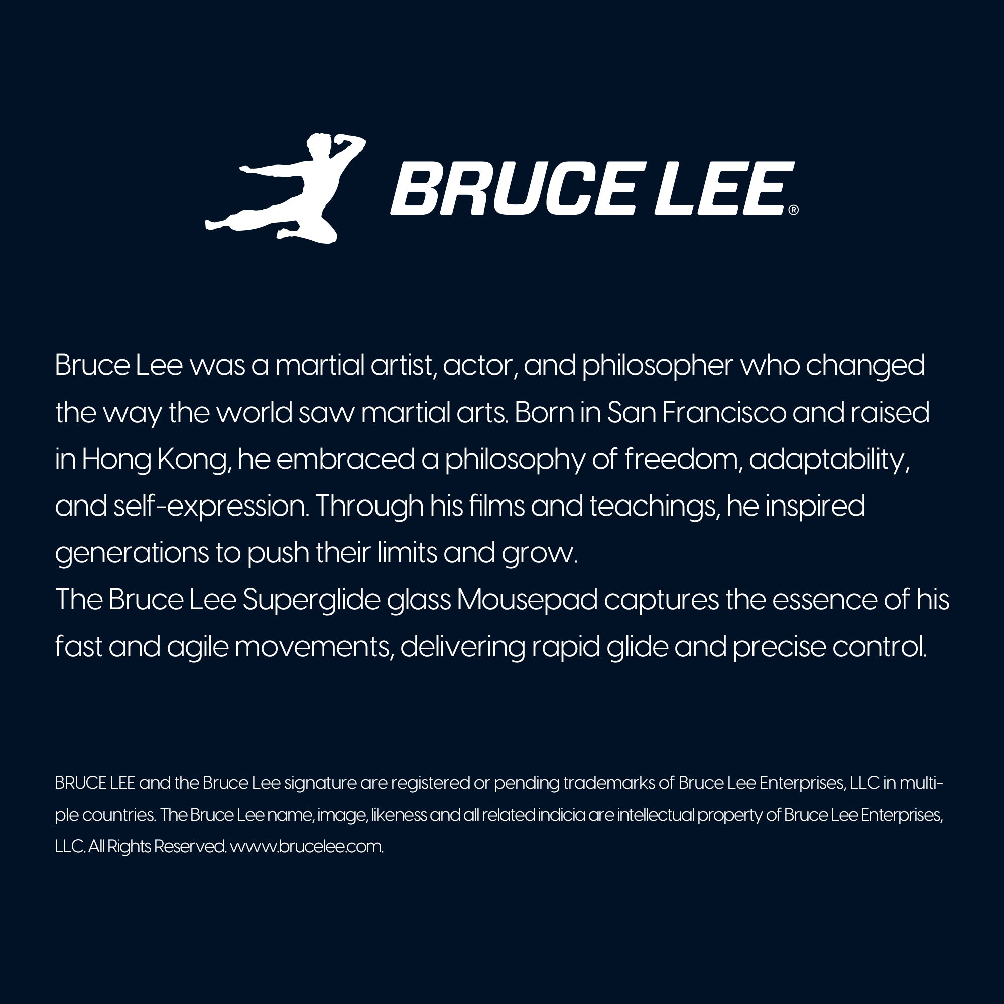 Pulsar 490x420x4mm XL Gaming Mousepad - Bruce Lee 85th Edition