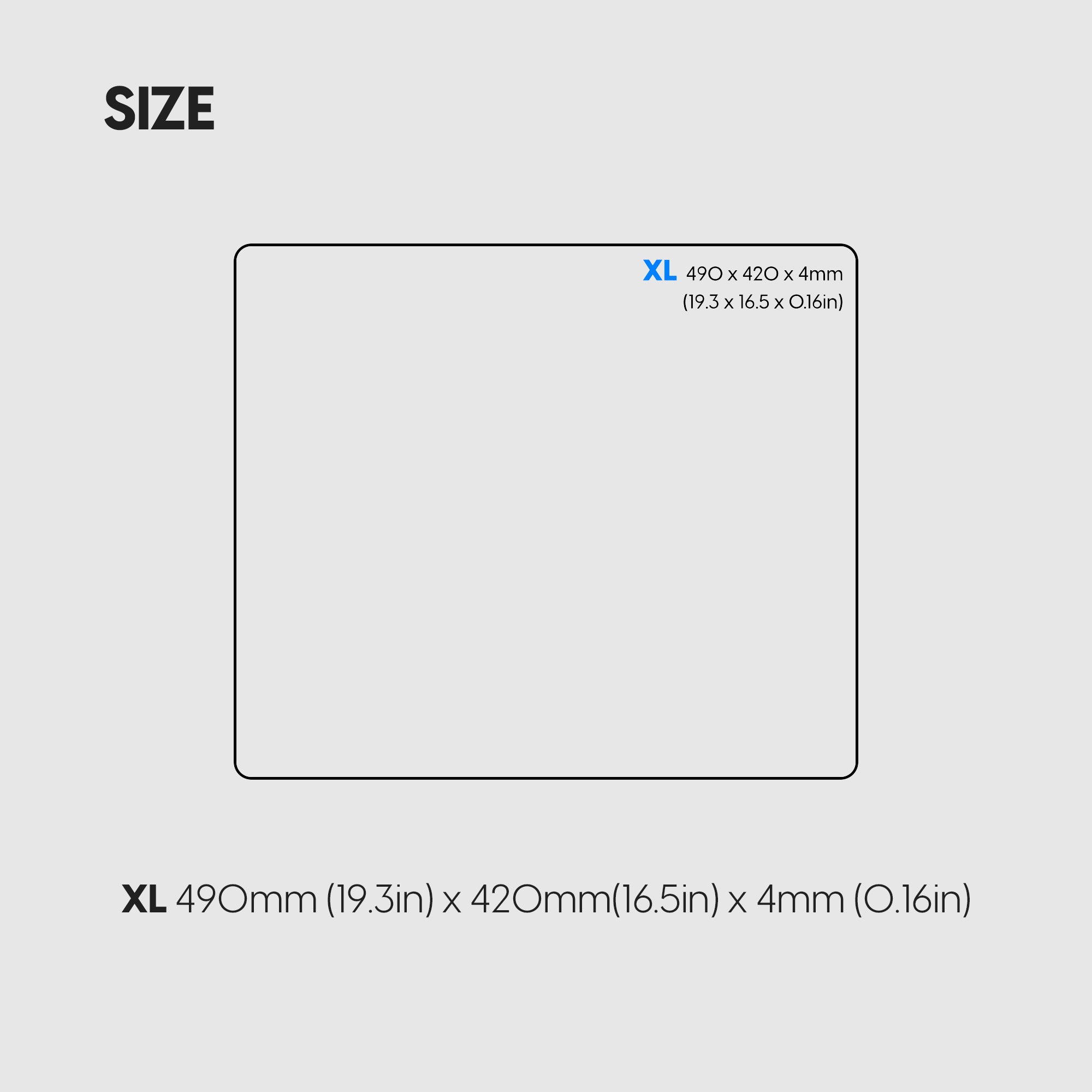 Pulsar 490x420x4mm XL Gaming Mousepad - Bruce Lee 85th Edition