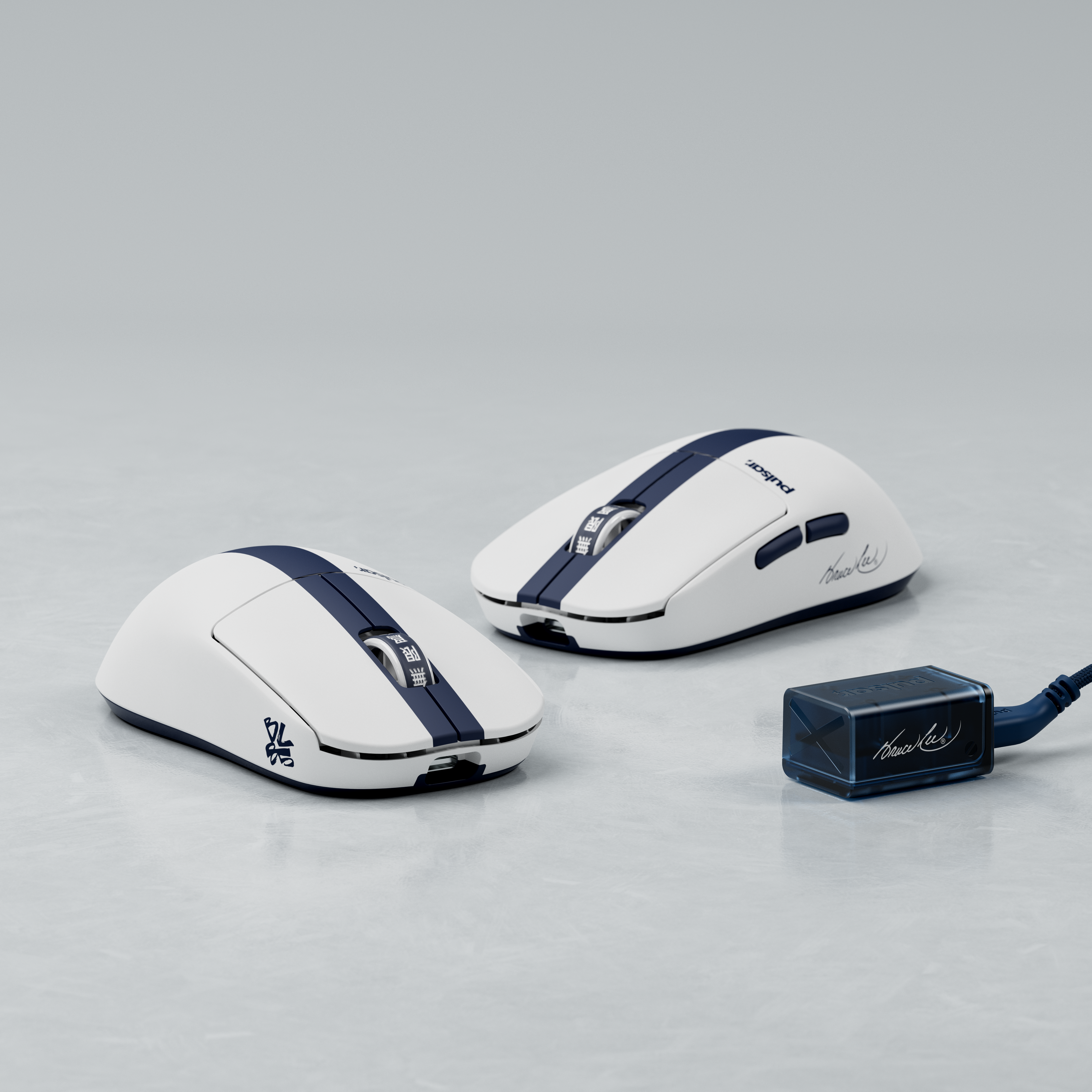 Pulsar X2 CrazyLight Medium 8K 35g Ultra-Lightweight Wireless Gaming Mouse - Bruce Lee 85th Edition