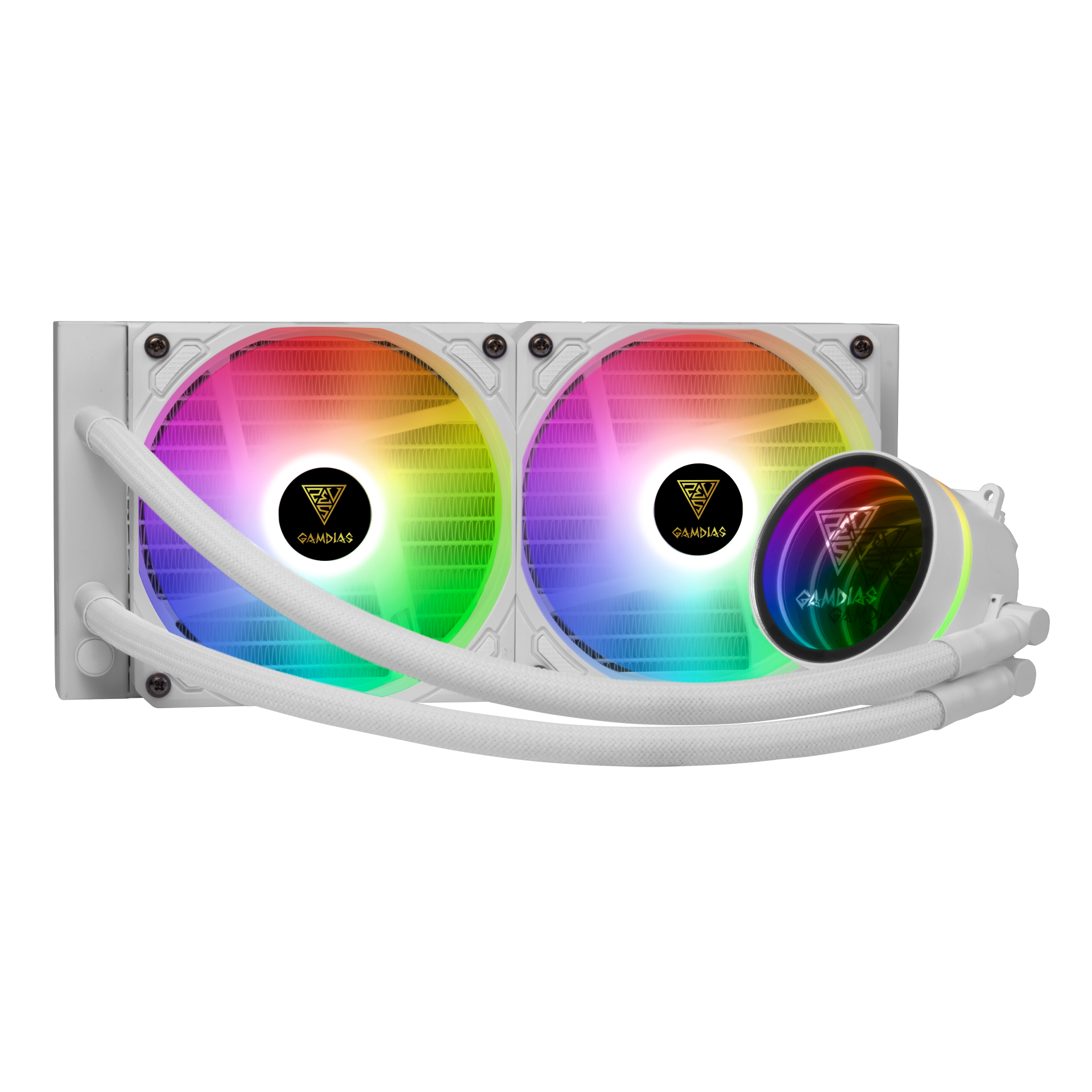 Gamdias Water Cooler ARGB 240mm White Liquid CPU Cooler M3-240W