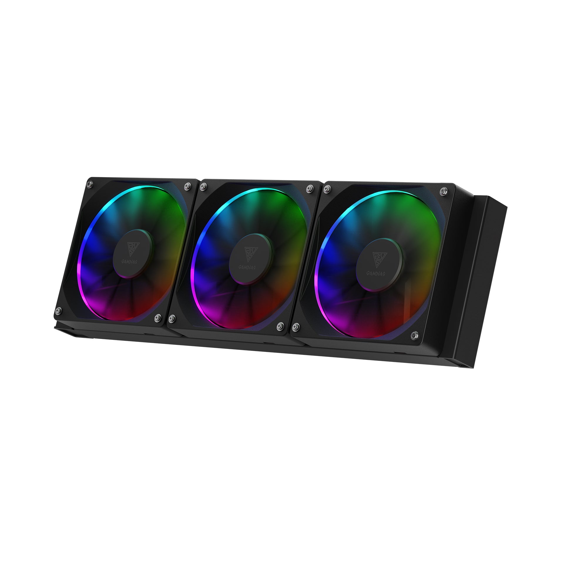 Gamdias ARGB 340mm IPS LCD Display Liquid CPU Cooler Support Intel LGA 1700/1200/1151/2011 AMD AM5/AM4