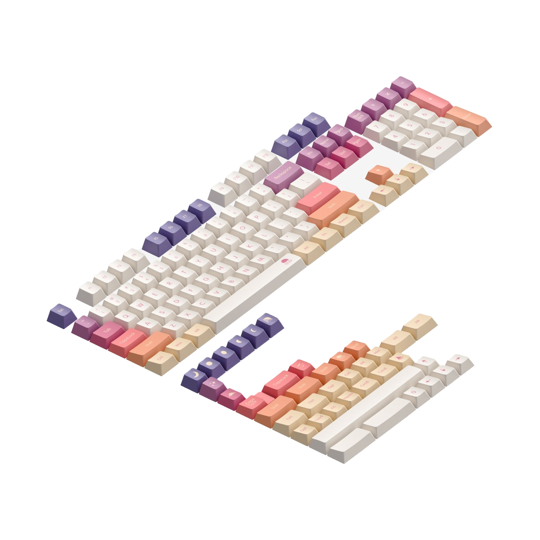 NuPhy Carmine Cloud Cherry Profile Dye-sub PBT Keycaps