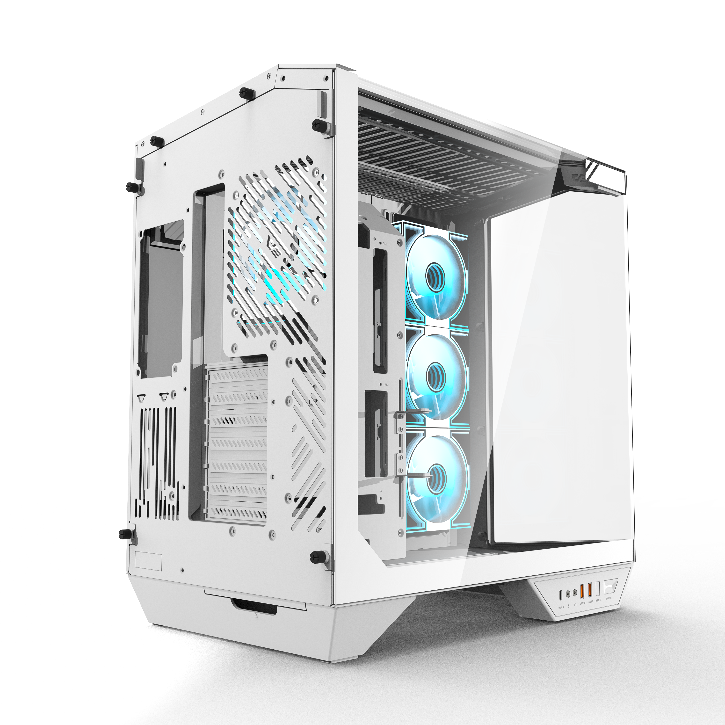 DarkFlash PC Case ATX Mid-Tower Gaming Computer Case with 4x ARGB Fans