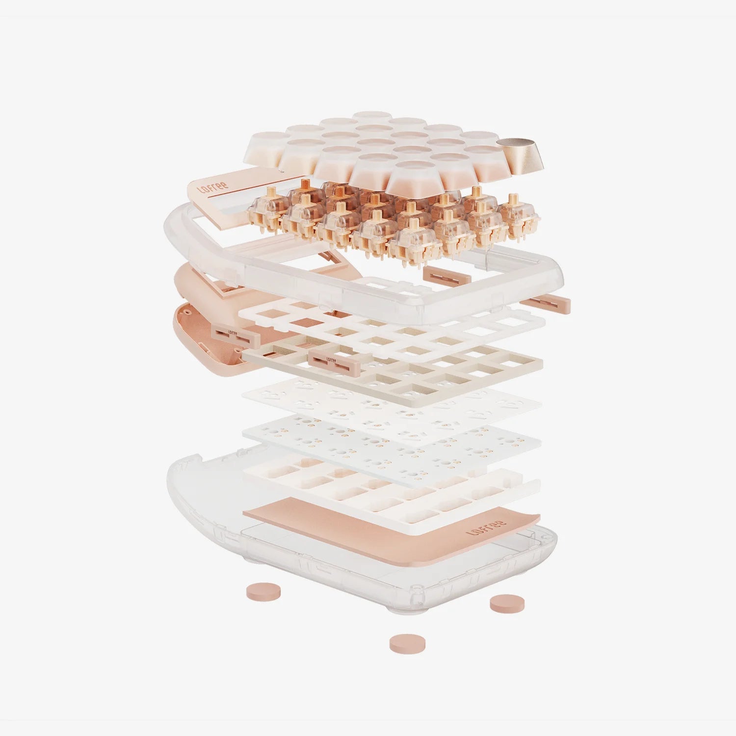 Lofree Bluetooth Tri-Mode Number Pad & Calculator (Foundation Switch) - Foundation