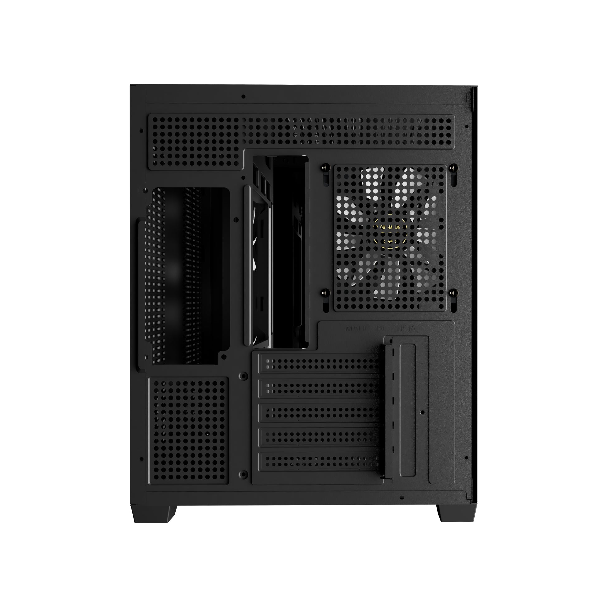 Gamdias AURA GC10M V2 M-ATX PC CASE Tempered Glass Side Panel with 3 ARGB Fans