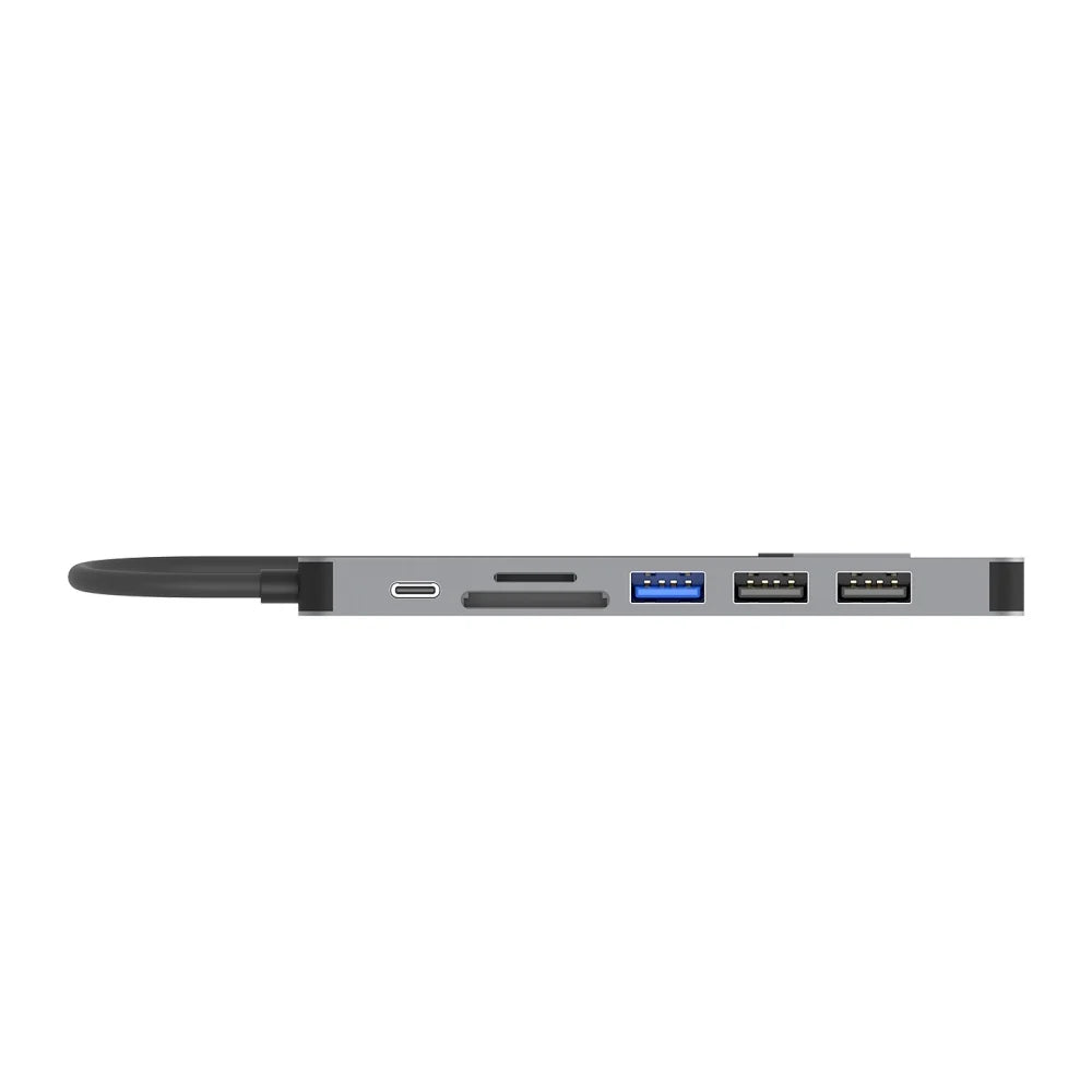 Unitek uHUB S7+ 7-in-1 USB-C 5Gbps Hub with 4K HDMI and 100W Power Delivery