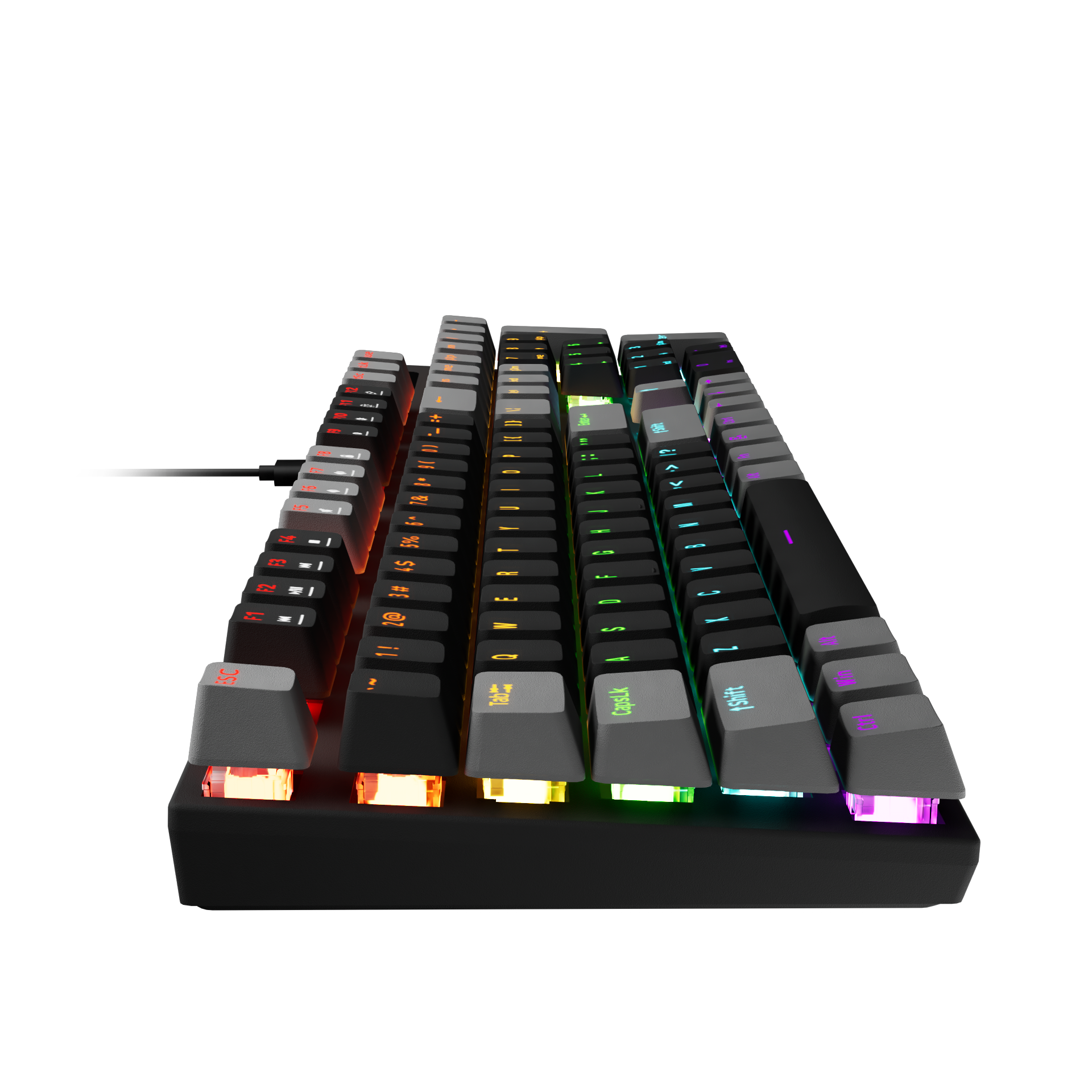 GAMDIAS HERMES E6 Elite 2-in-1 Full size Hot-Swap Mechanical Keyboard and Mouse Combo