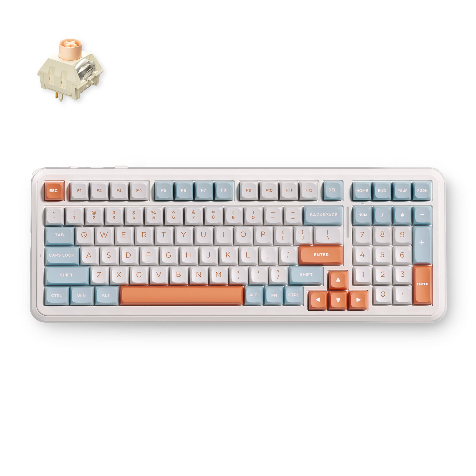 MCHOSE K99 V3 98% Layout Wireless Mechanical Keyboard